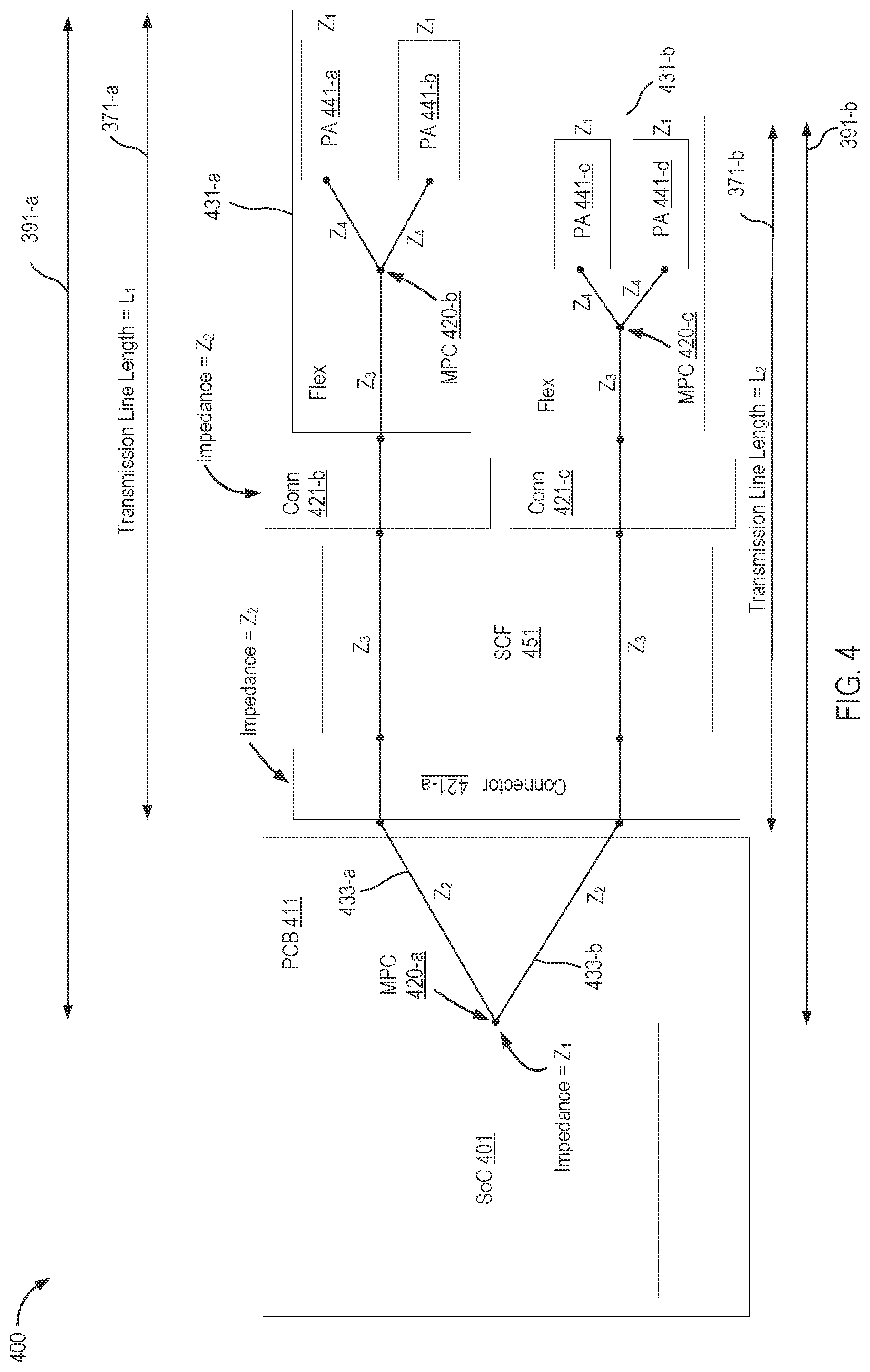 Patent US12100422 Figure 5 – Multiple-actuator HDD assembly utilizing multiple-preamp architecture with single point termination