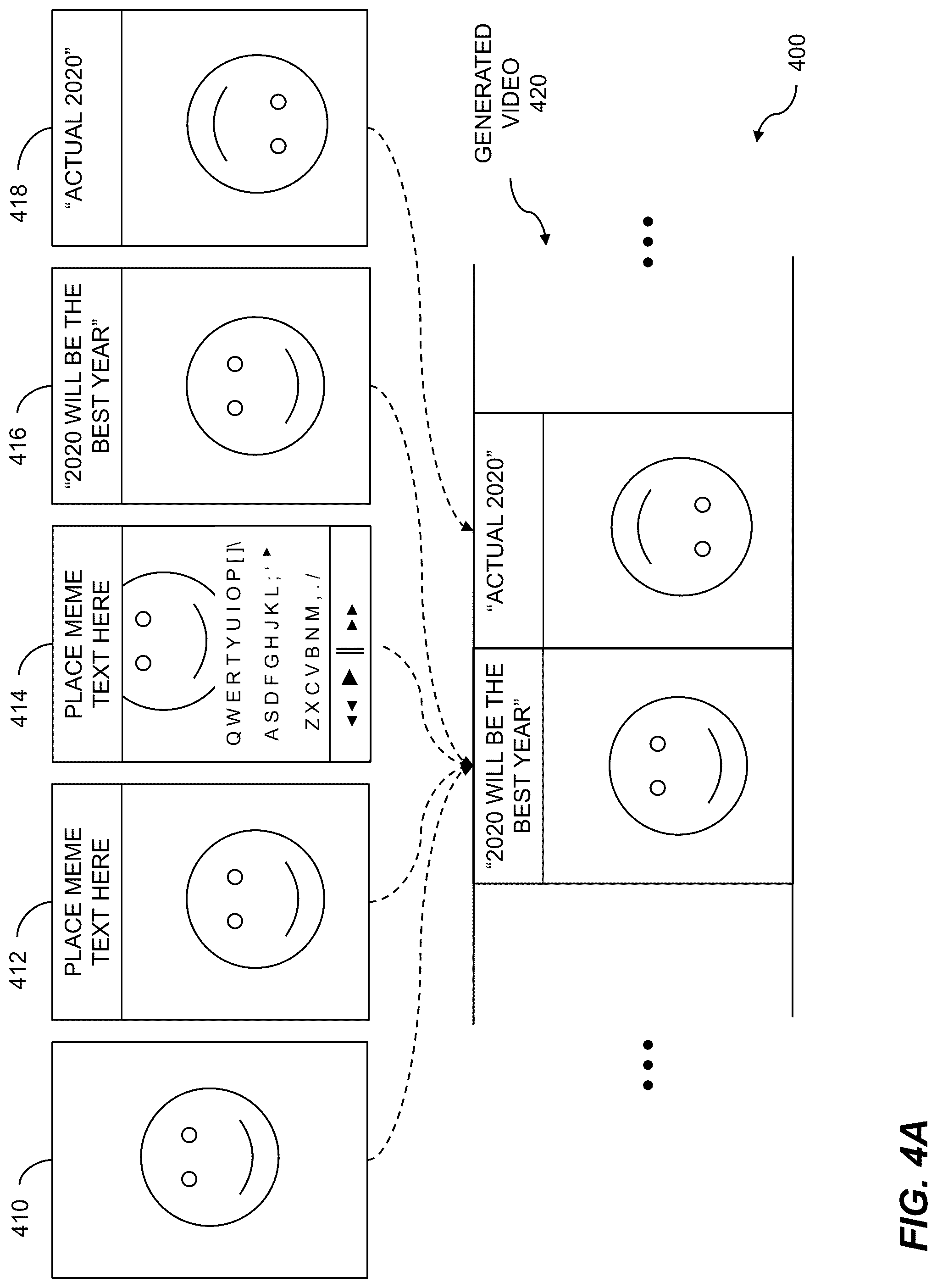 Patent US12100425 Figure 4 – Machine learned video template usage