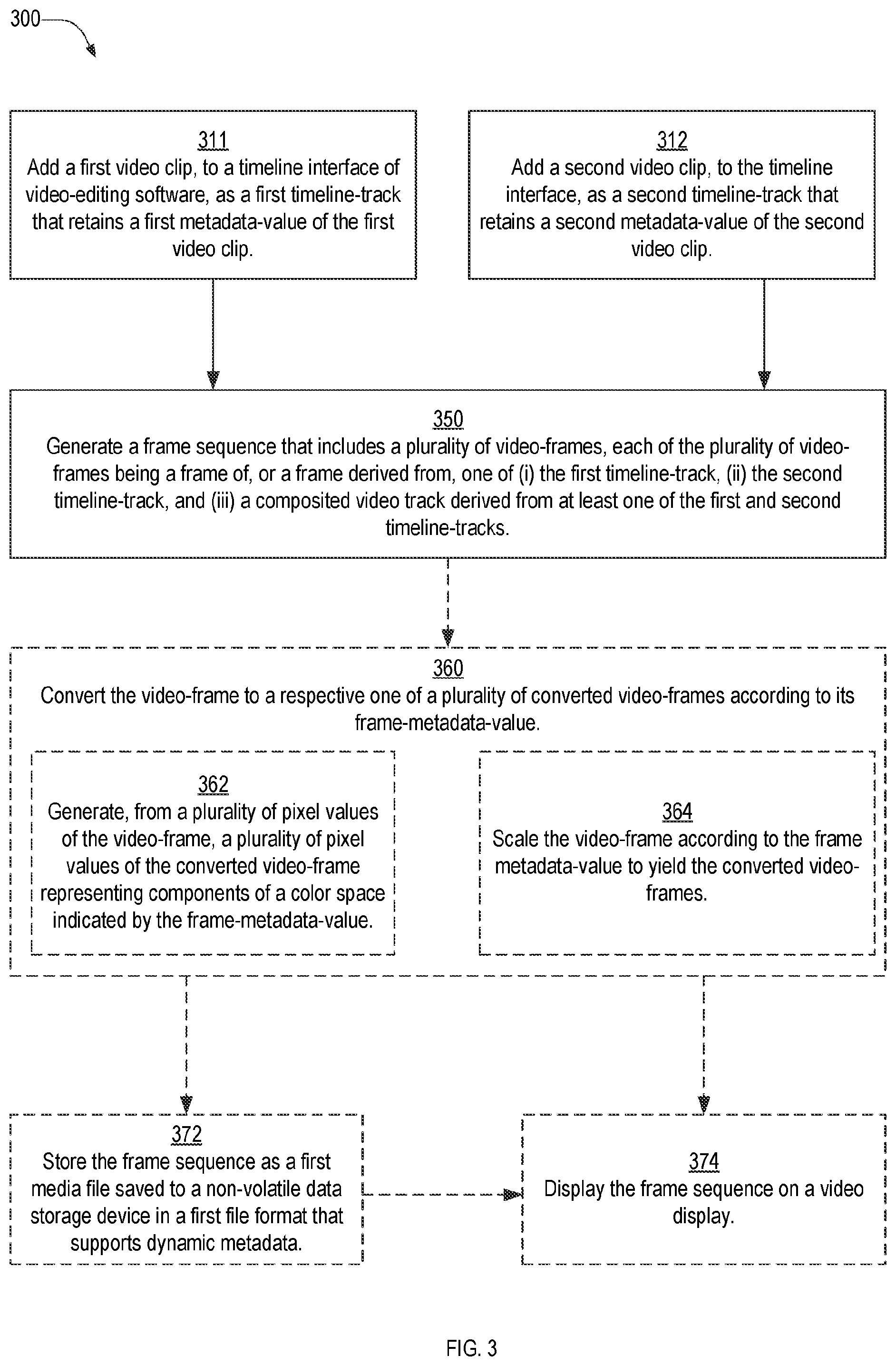 Patent US12100426 Figure 3 – Video content creation tool and method