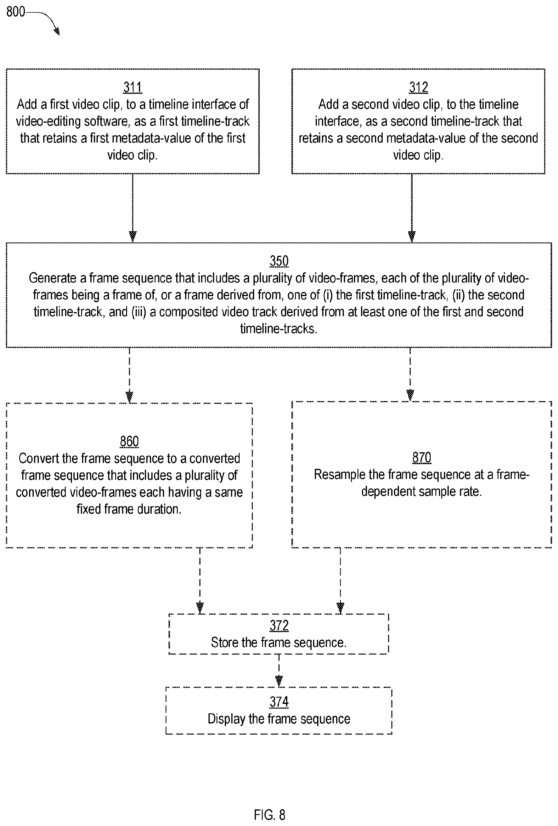 Patent US12100426 Figure 8 – Video content creation tool and method