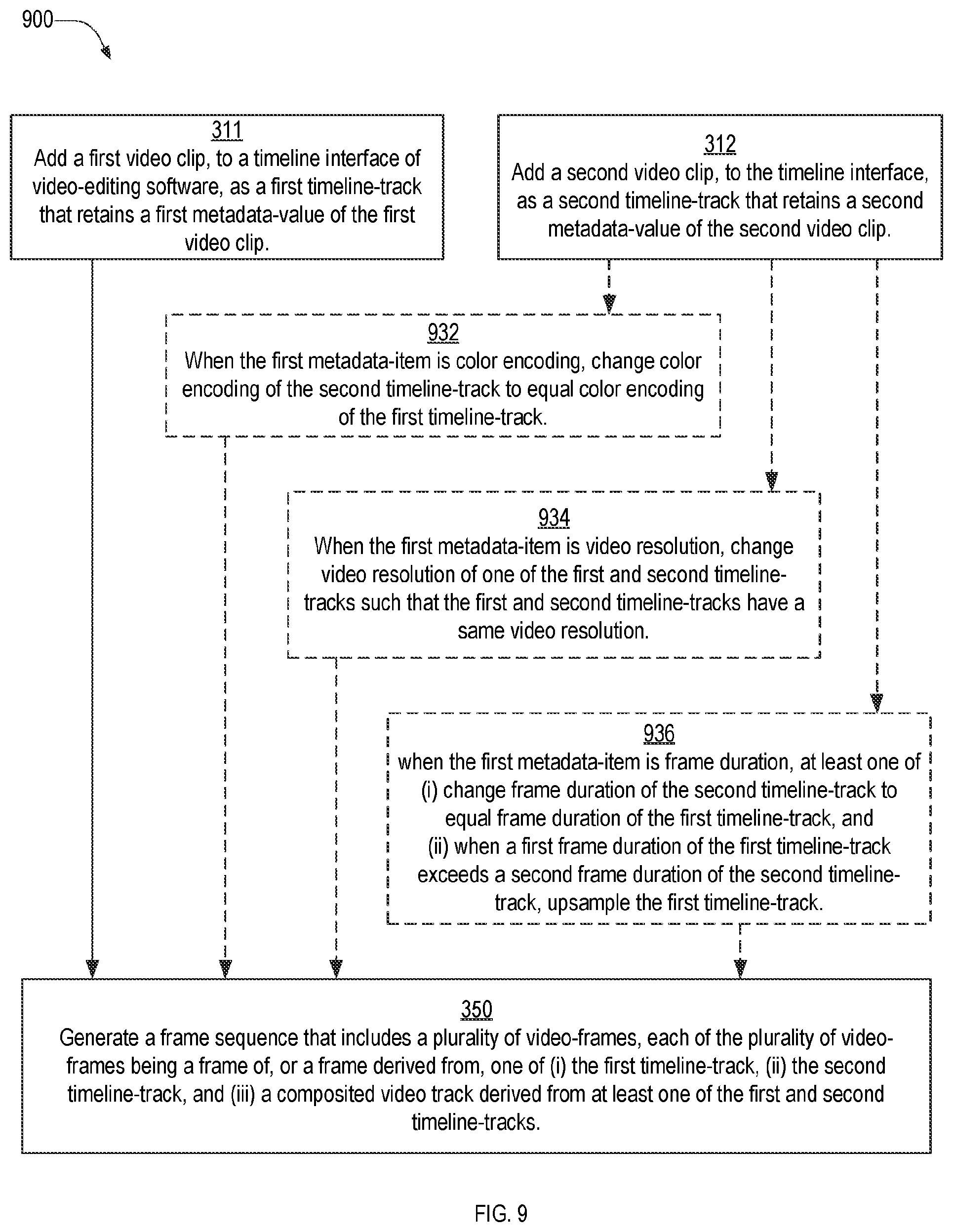 Patent US12100426 Figure 9 – Video content creation tool and method