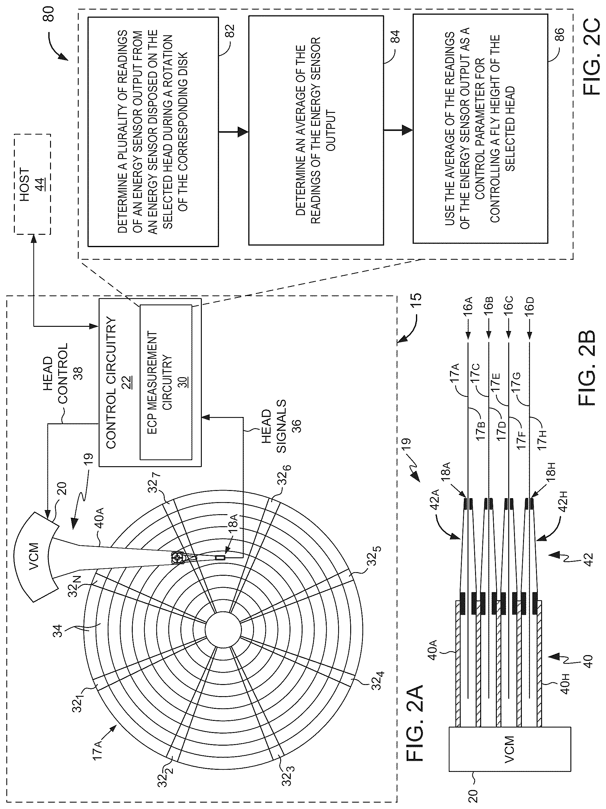 Patent US12100432 Figure 2 – Energy-assisted magnetic recording data storage device with averaged measurement mitigation of energy component protrusion