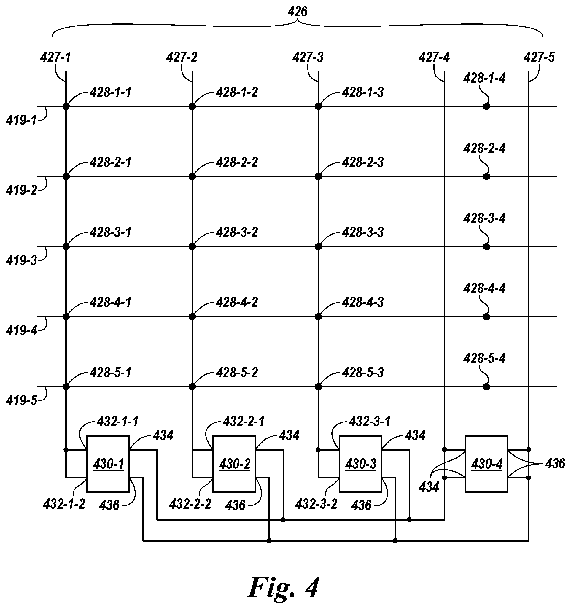 Patent US12100439 Figure 4 – Sensing operations in memory