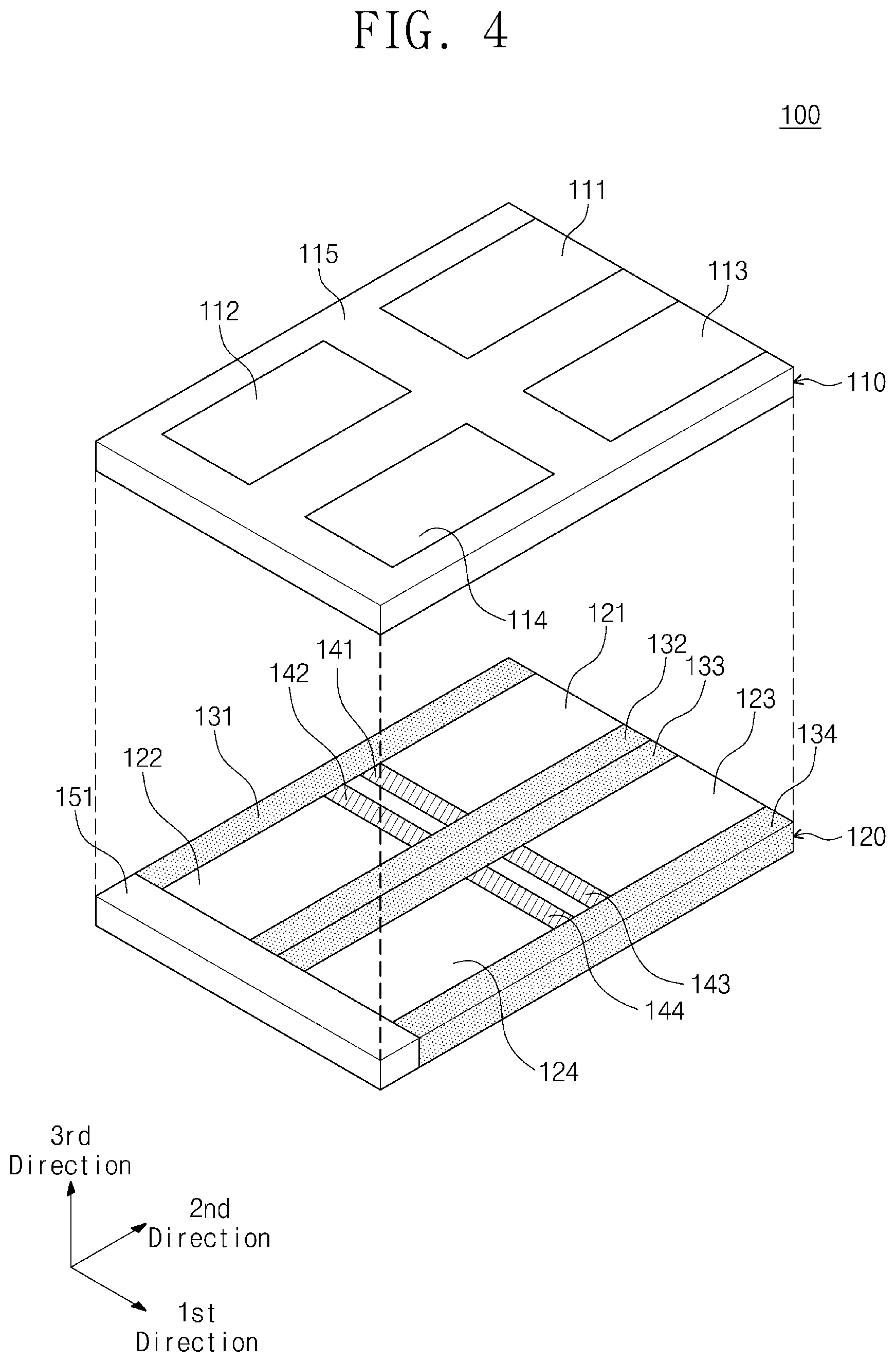 Patent US12100442 Figure 4 – Flash memory device configured to be bonded to external semiconductor chip and computing device including flash memory device coupled to neural processor chip