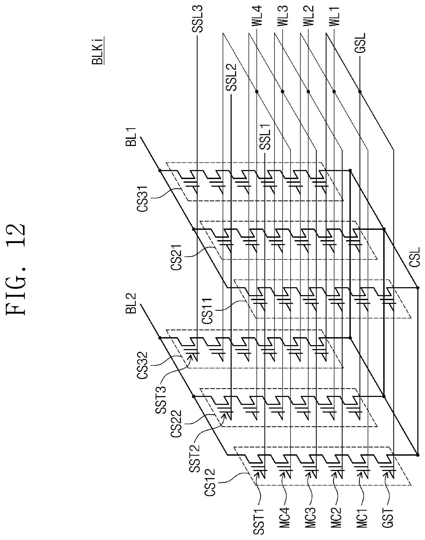 Patent US12100442 Figure 12 – Flash memory device configured to be bonded to external semiconductor chip and computing device including flash memory device coupled to neural processor chip