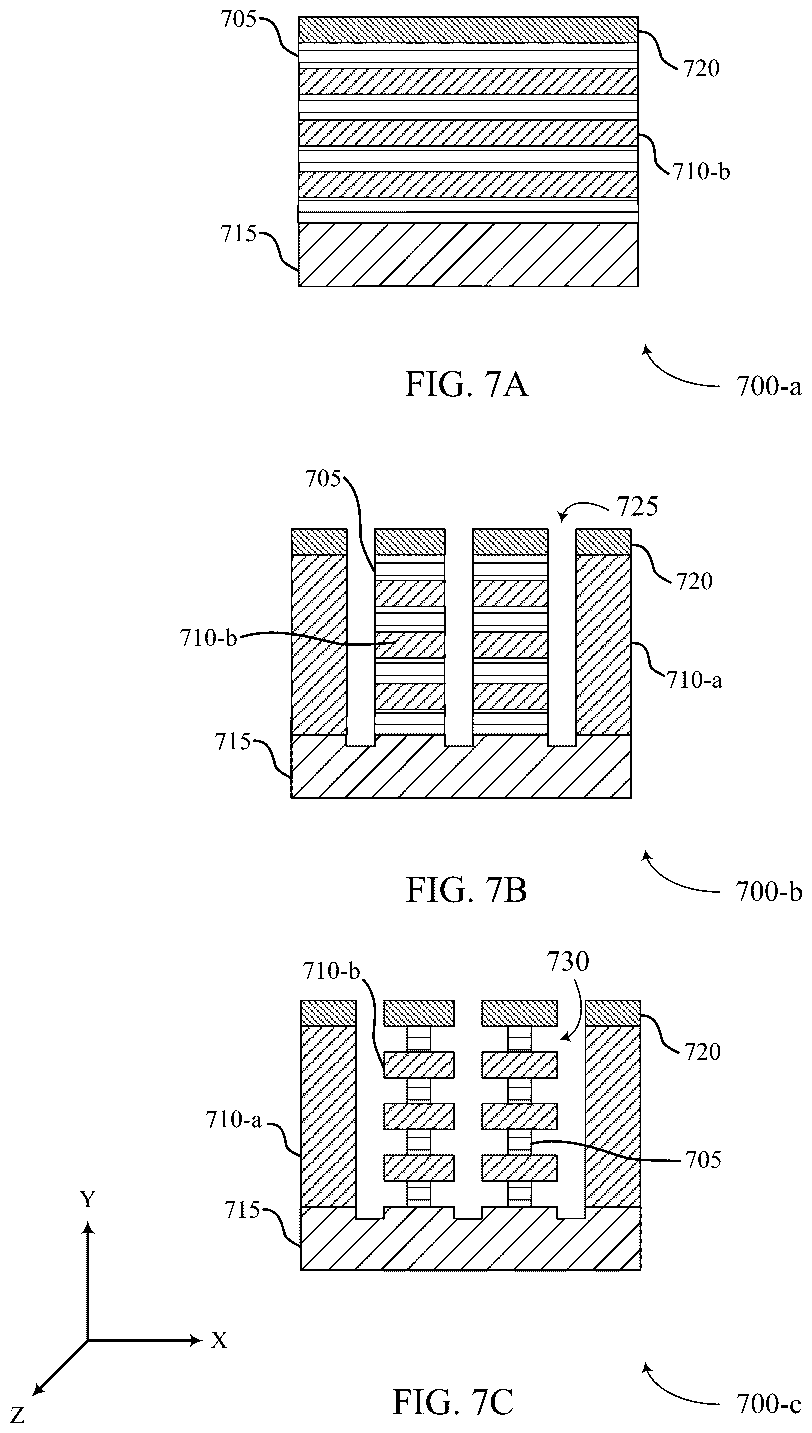 Patent US12100447 Figure 8 – Self-selecting memory array with horizontal access lines