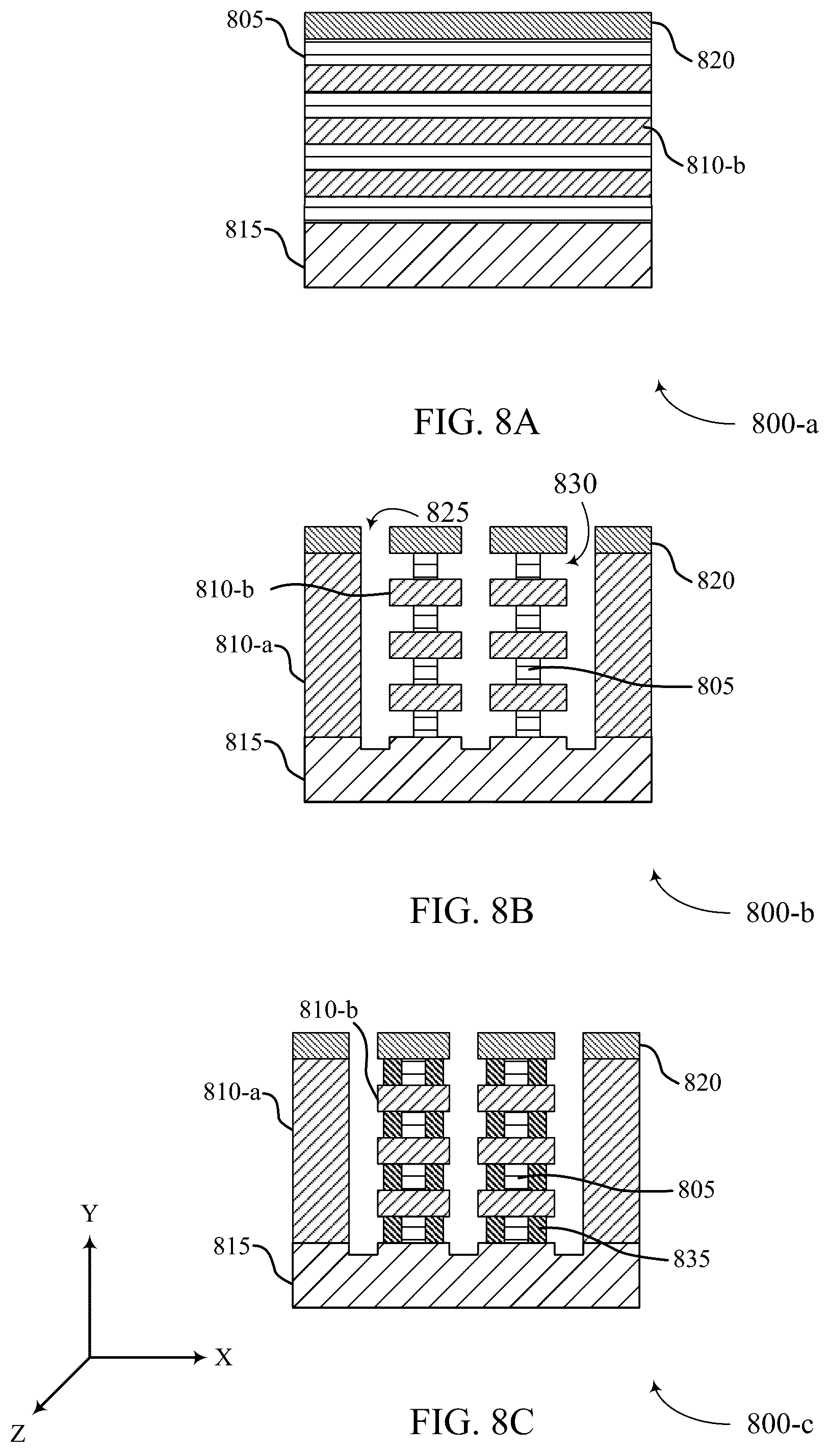 Patent US12100447 Figure 10 – Self-selecting memory array with horizontal access lines