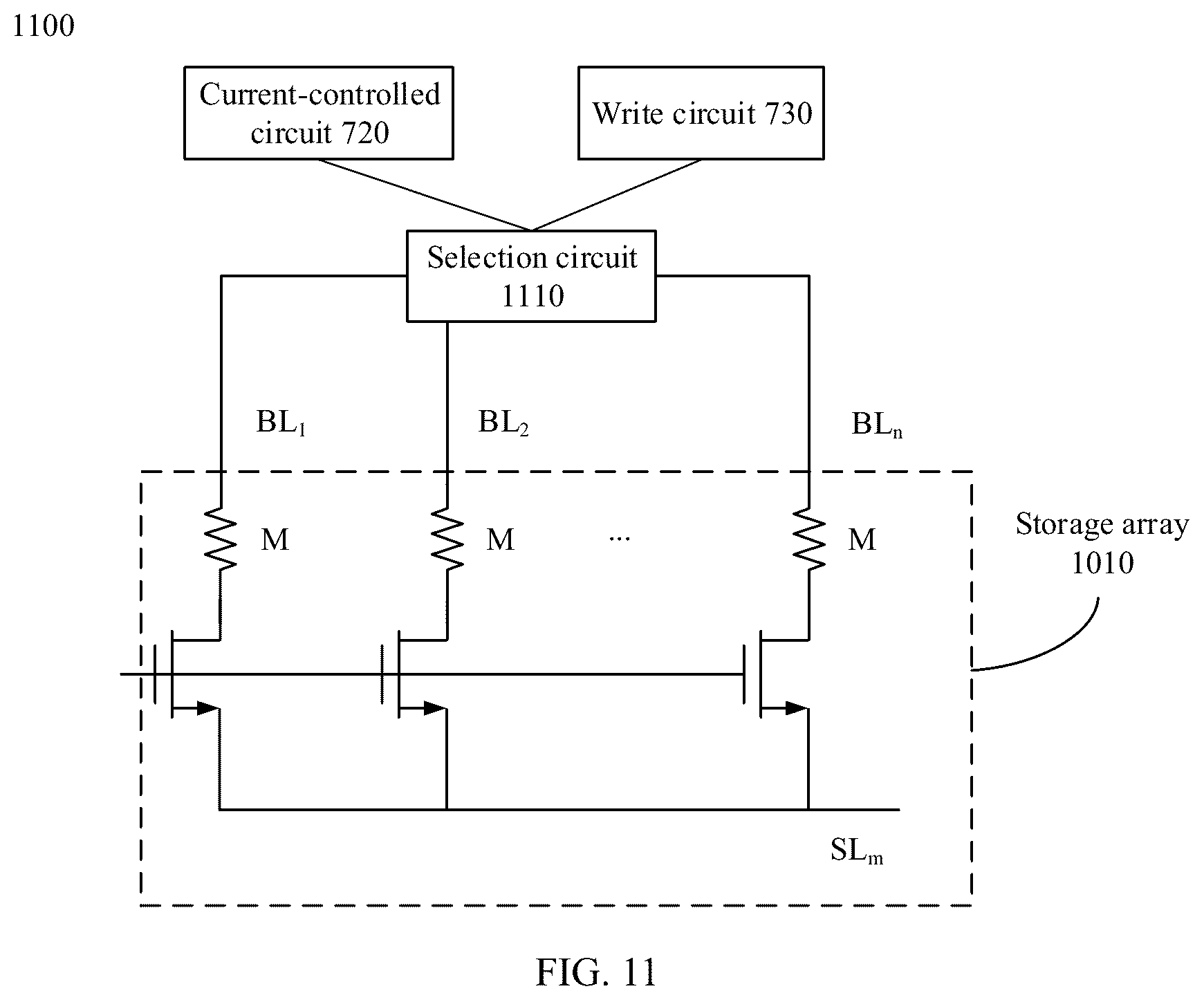 Patent US12100448 Figure 7 – Storage device and data writing method