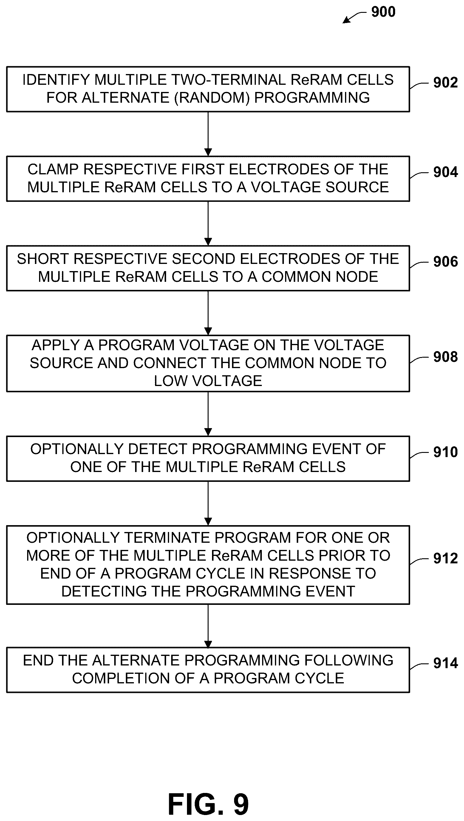 Patent US12100449 Figure 9 – Differential programming of two-terminal resistive switching memory with intrinsic error suppression
