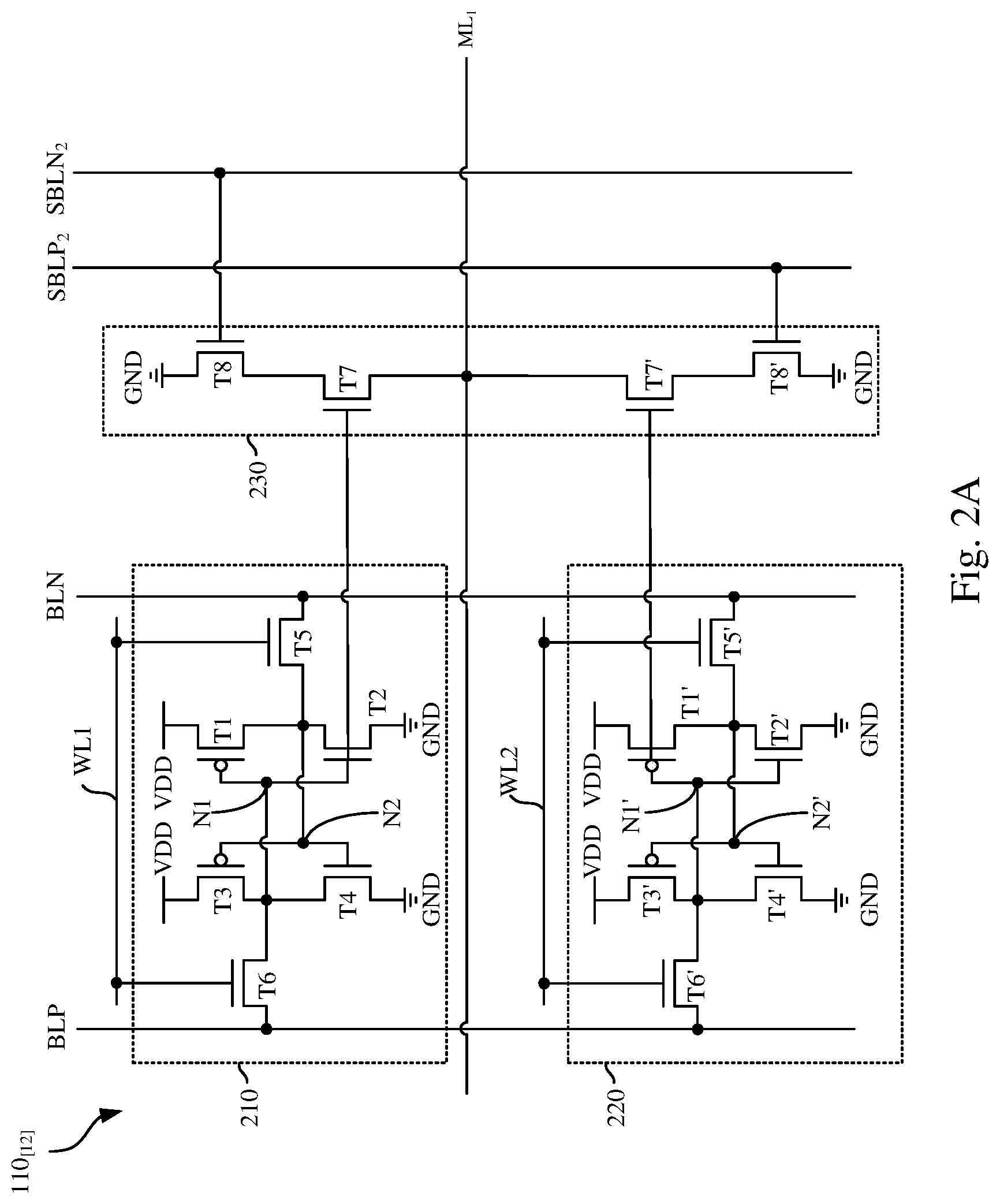 Patent US12100450 Figure 2 – Area efficient content addressable memory device