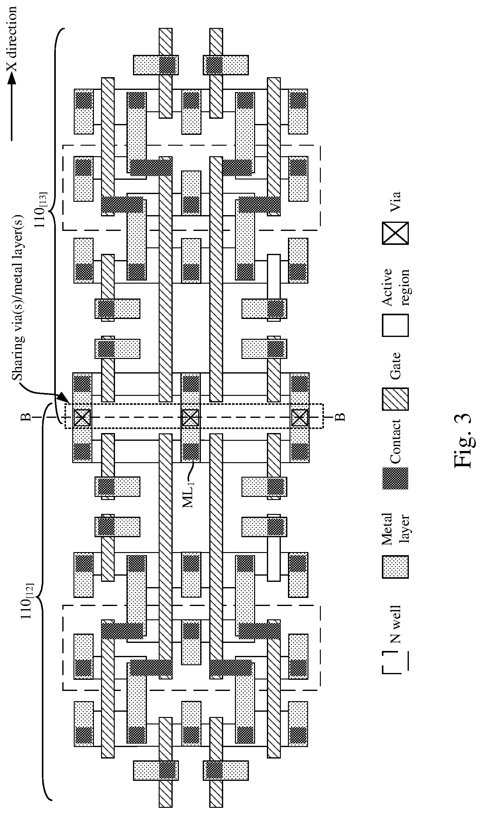 Patent US12100450 Figure 6 – Area efficient content addressable memory device