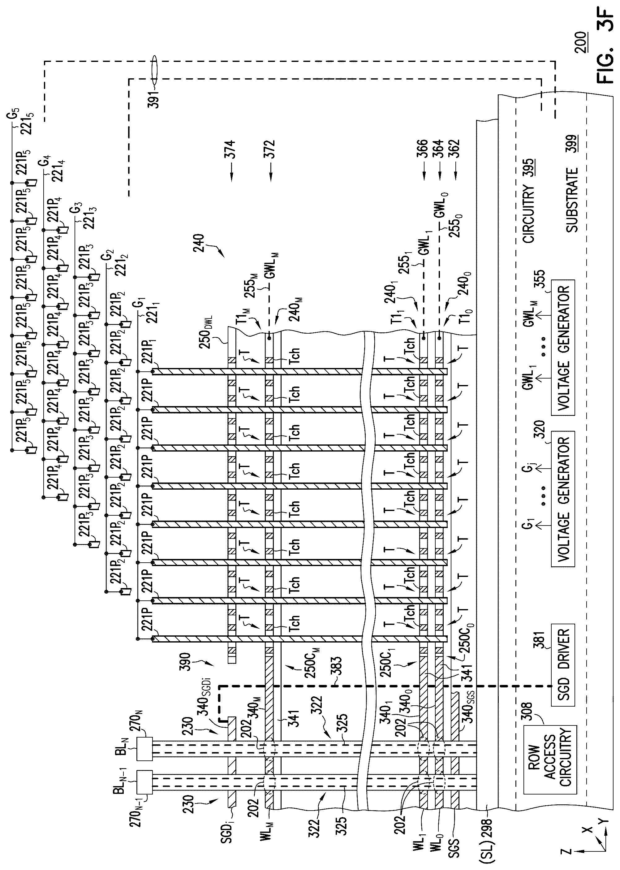 Patent US12100454 Figure 13 – Memory device including in-tier driver circuit