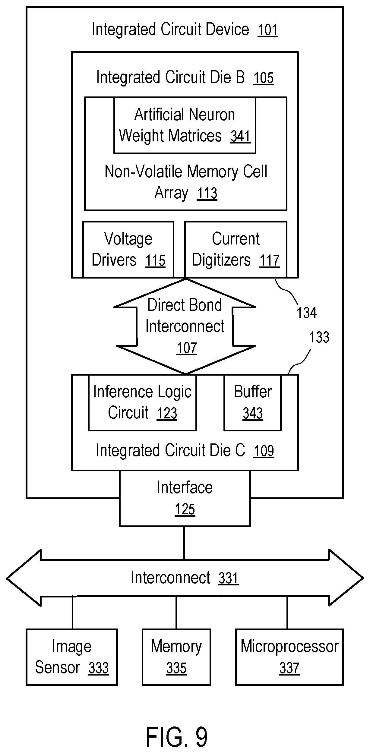 Patent US12100455 Figure 9 – Weight calibration check for integrated circuit devices having analog inference capability