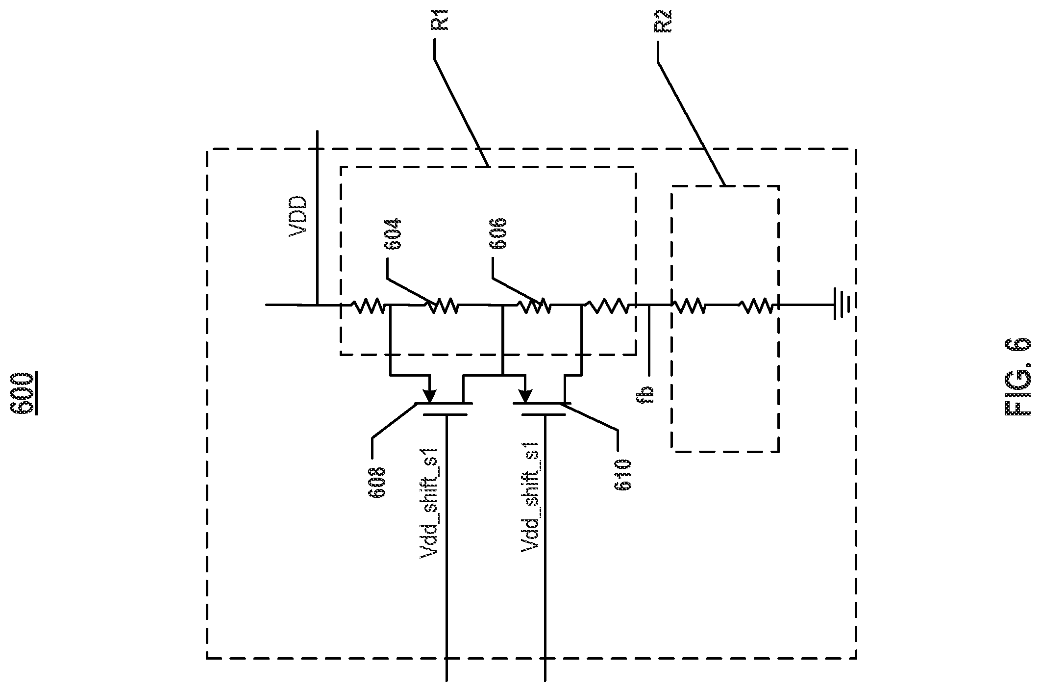 Patent US12100457 Figure 6 – Voltage supply circuits, three-dimensional memory devices, peripheral circuit, and methods for adjusting voltage supply circuit