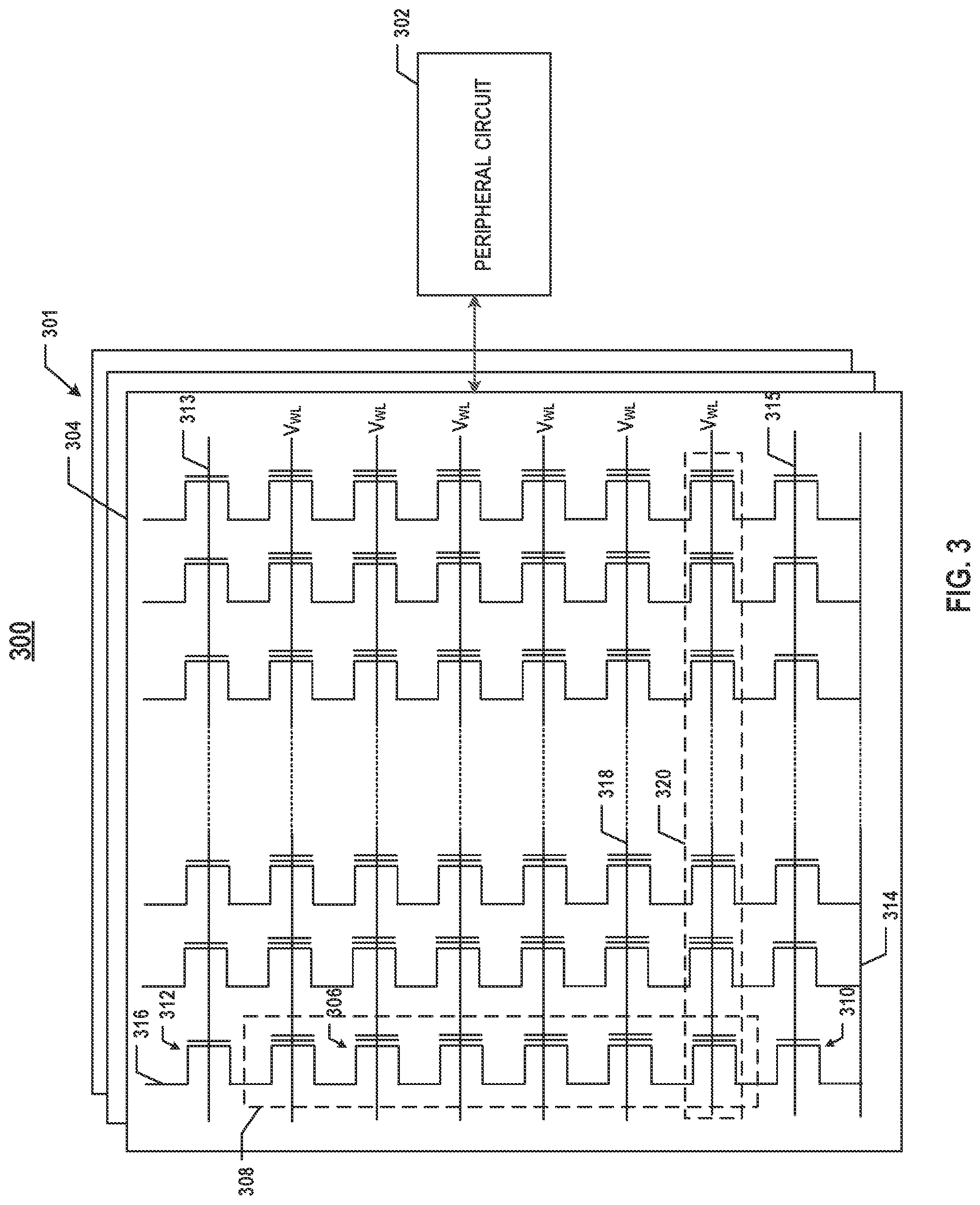 Patent US12100462 Figure 3 – Memory device and multi-pass program operation thereof