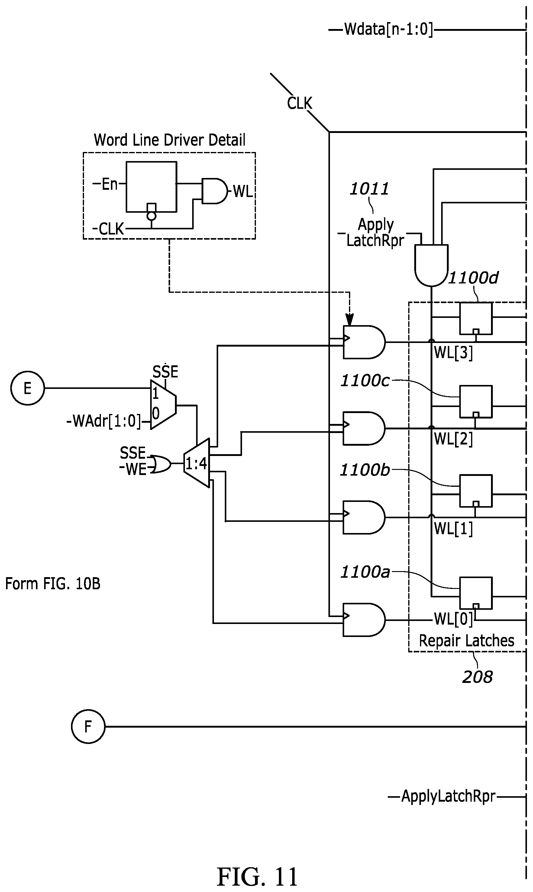 Patent US12100464 Figure 20 – Repairable latch array
