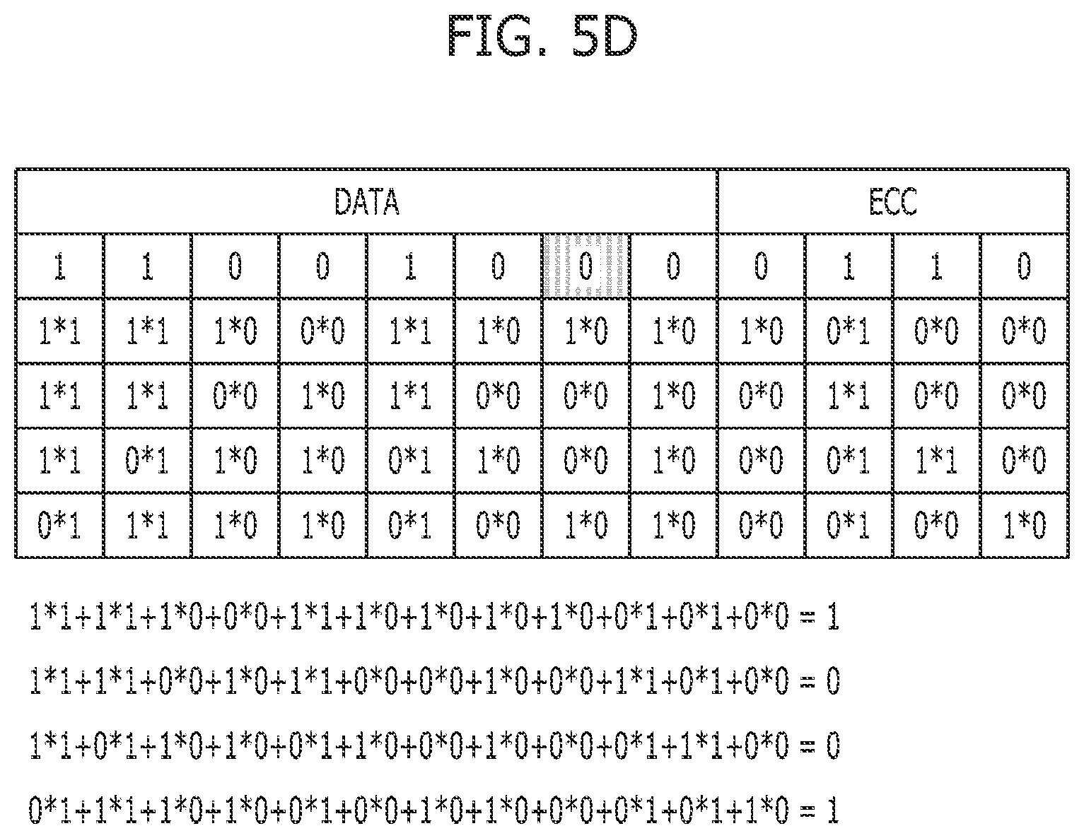Patent US12100466 Figure 8 – Memory device including error correction device