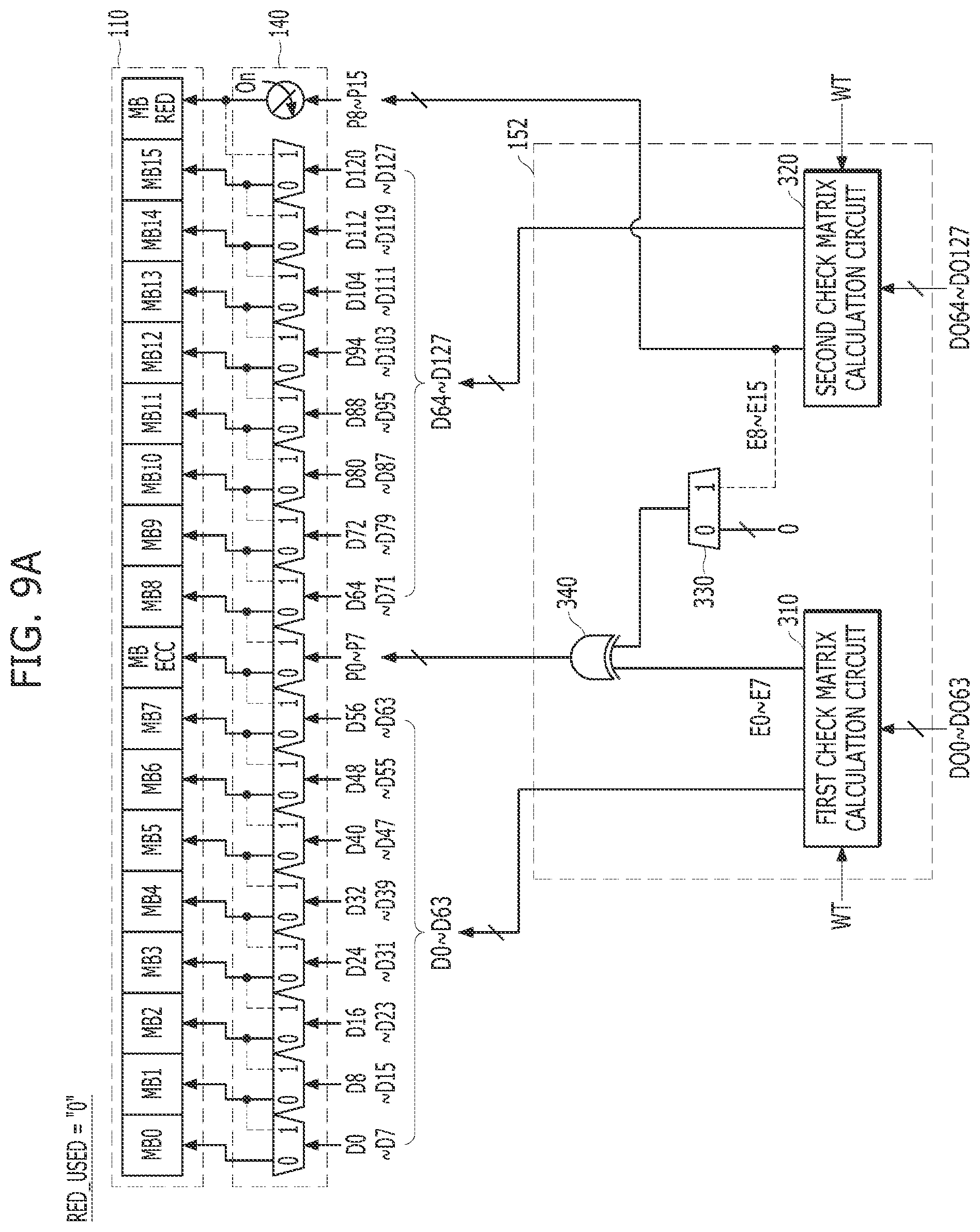 Patent US12100466 Figure 12 – Memory device including error correction device