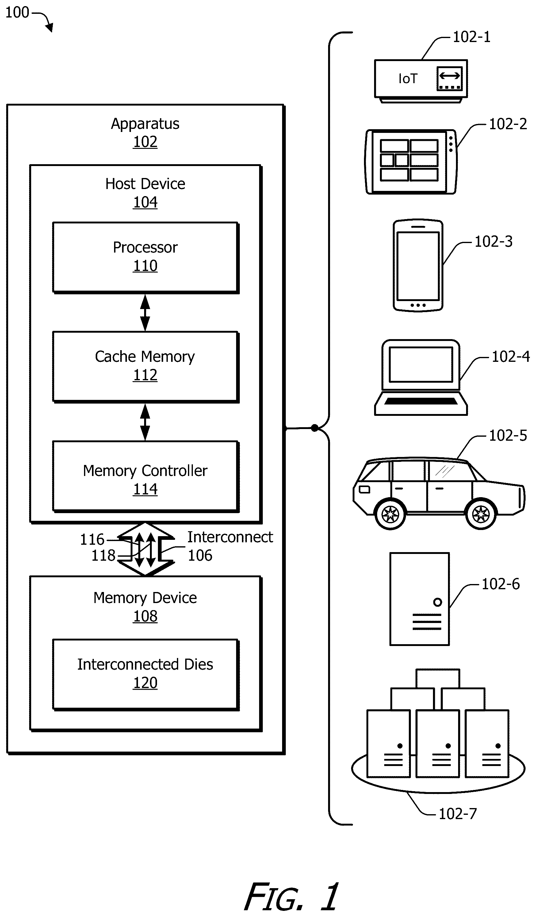 Patent US12100468 Figure 1 – Standalone mode