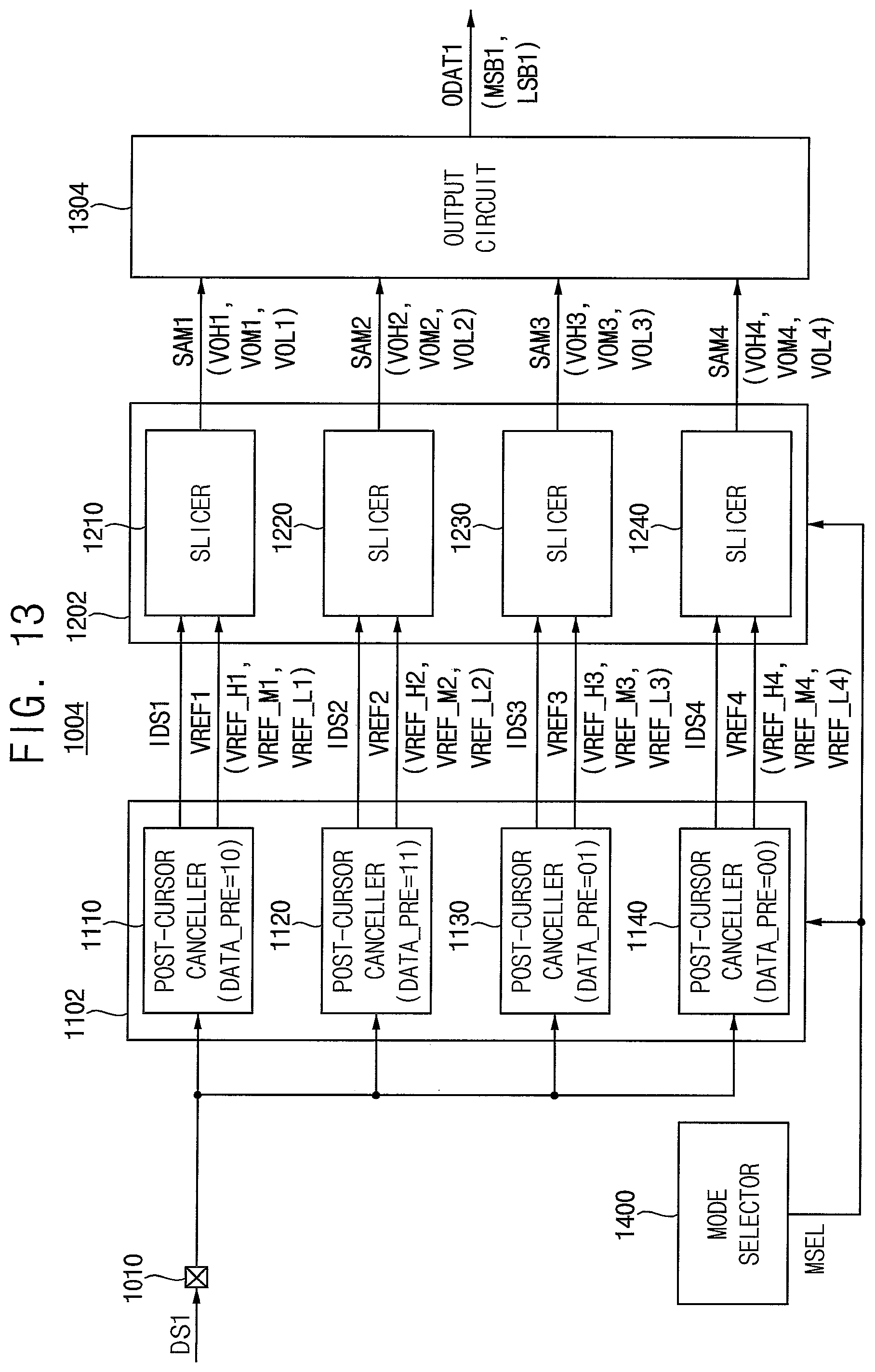 Patent US12100469 Figure 20 – Receiver receiving multi-level signal, memory device including the same and method of receiving data using the same