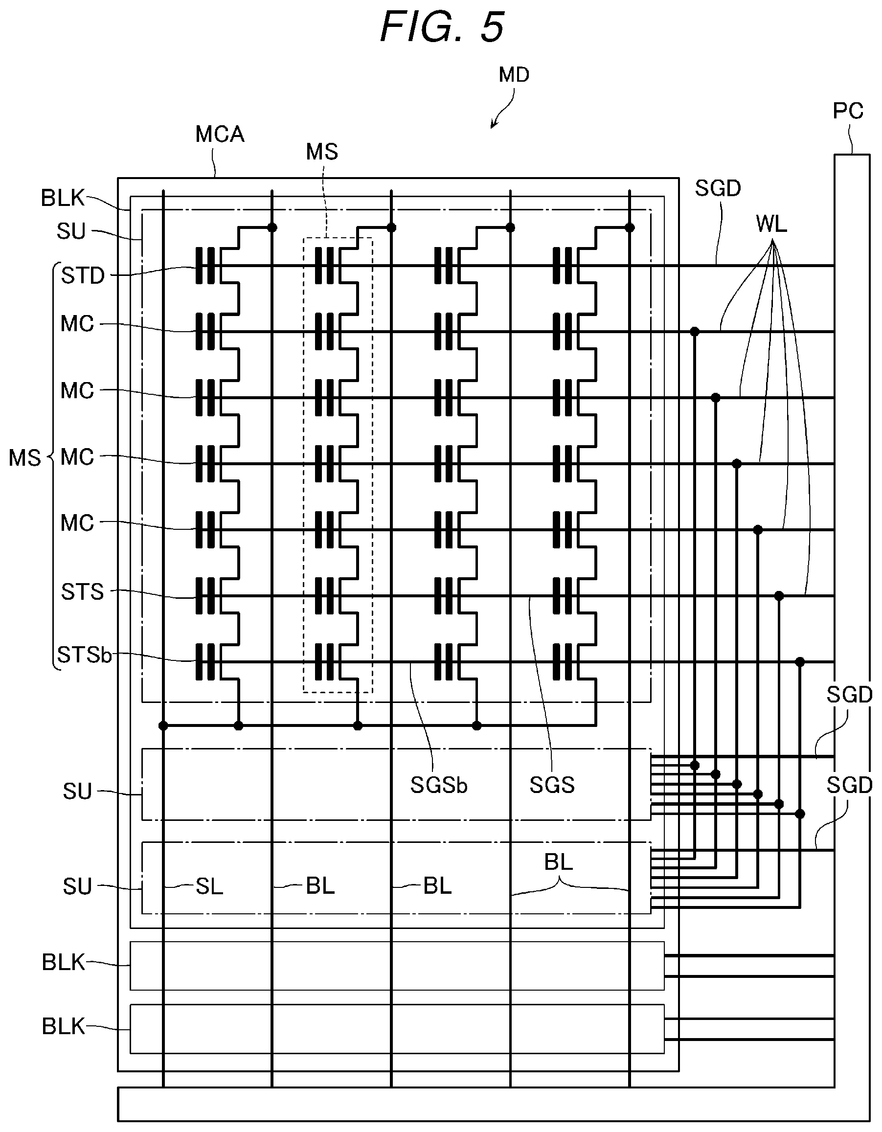 Patent US12100470 Figure 4 – Semiconductor memory device