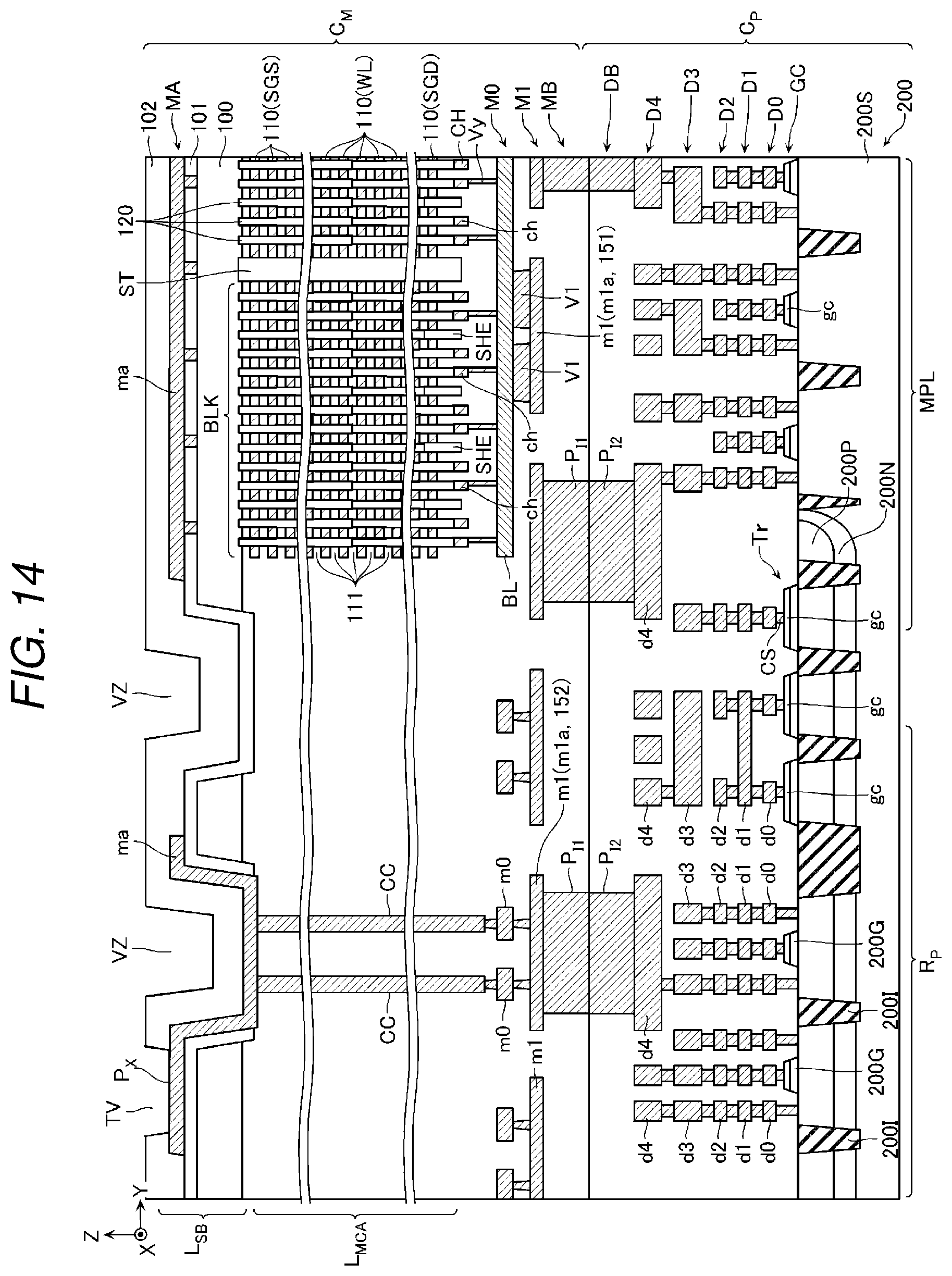 Patent US12100470 Figure 11 – Semiconductor memory device