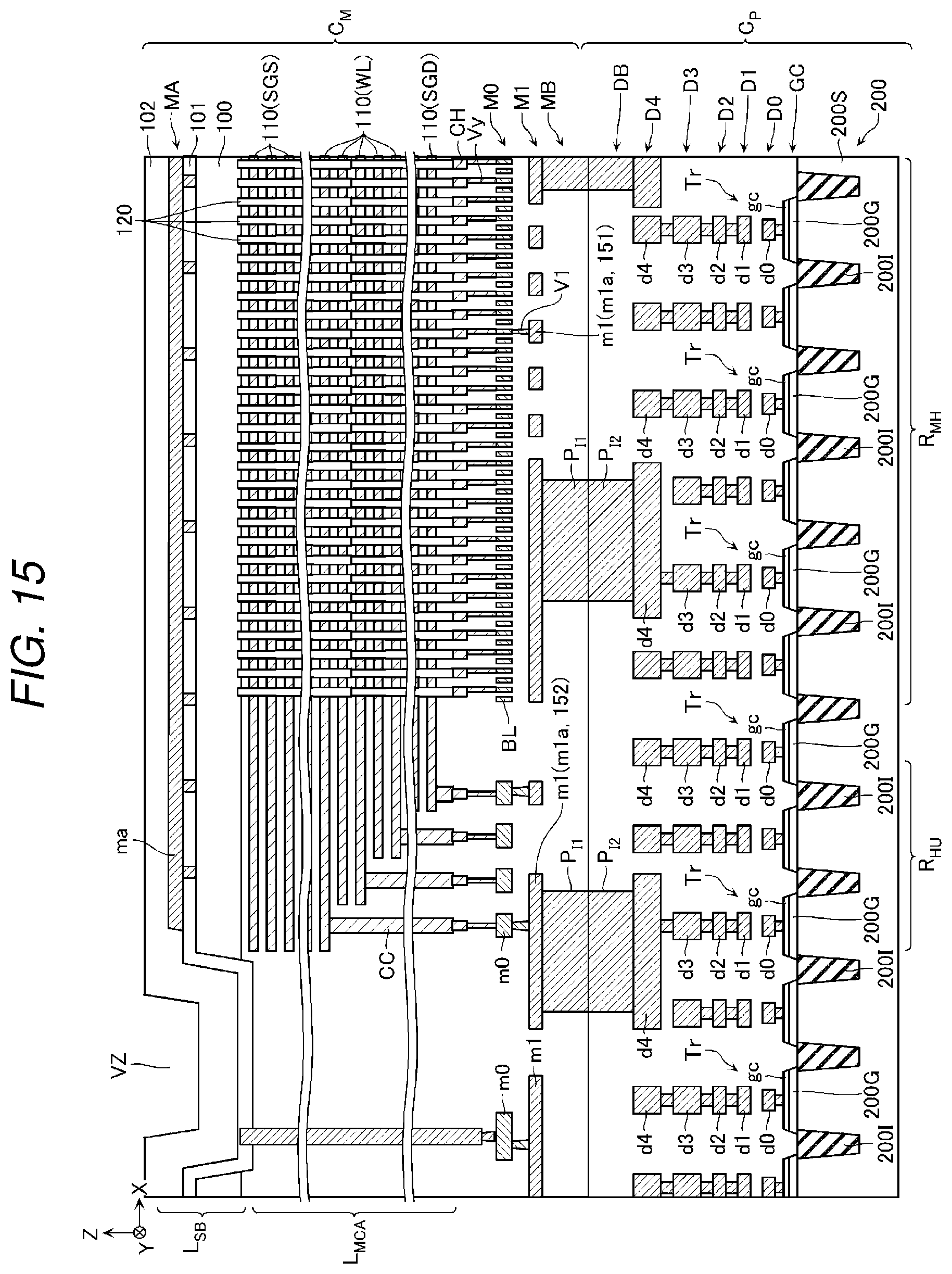 Patent US12100470 Figure 12 – Semiconductor memory device