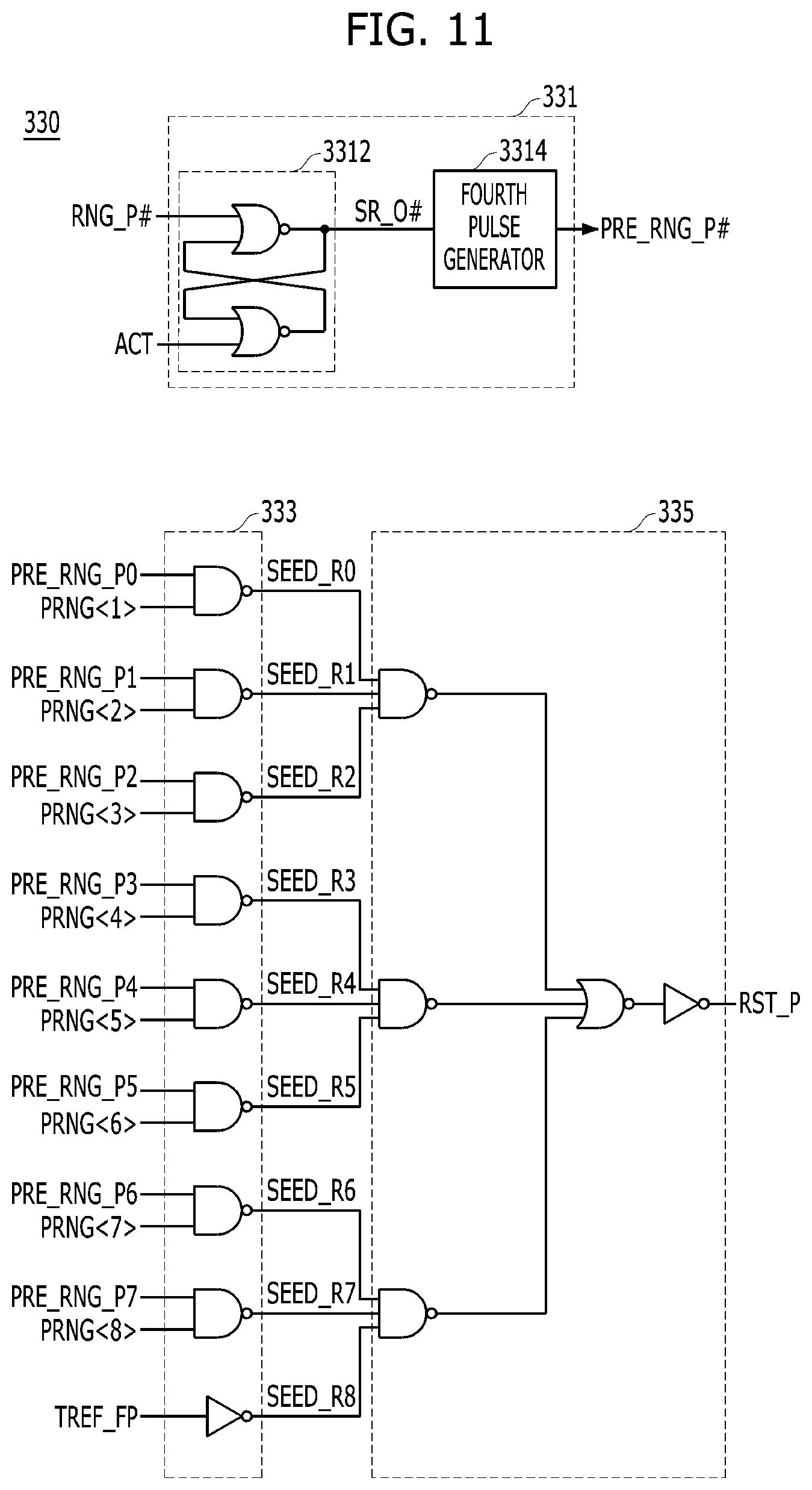 Patent US12100472 Figure 10 – Integrated circuit and memory device including sampling circuit