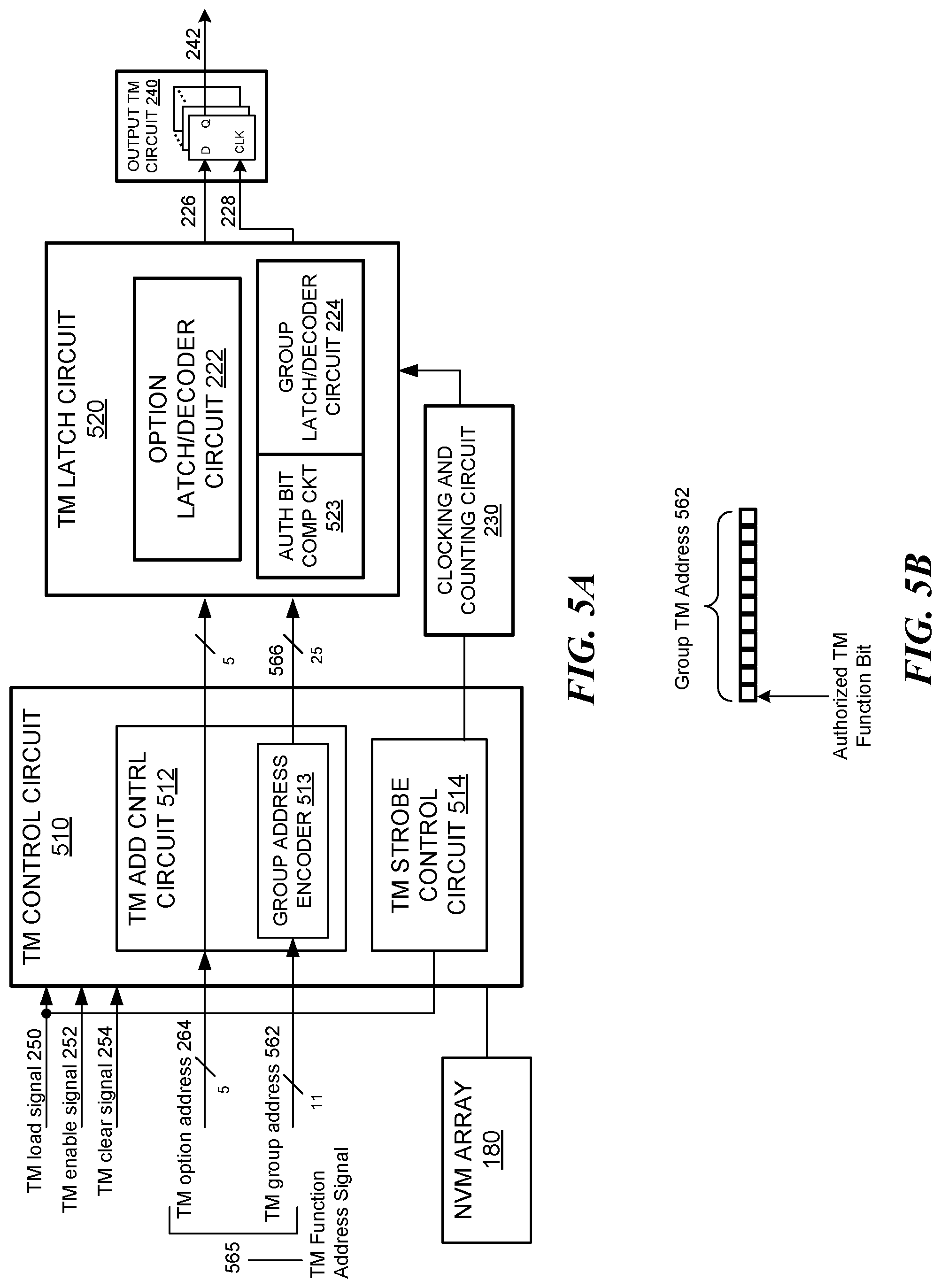 Patent US12100476 Figure 5 – Test mode security circuit