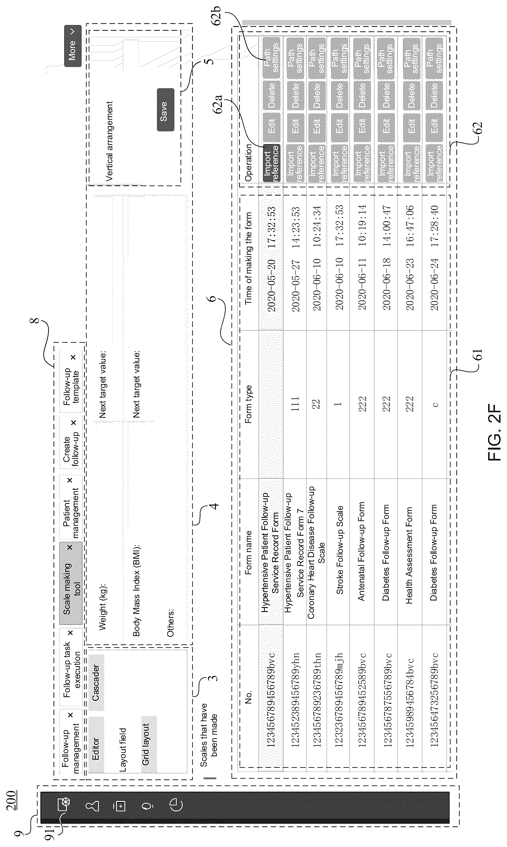 Patent US12100495 Figure 9 – Follow-up form management method applied to health management system