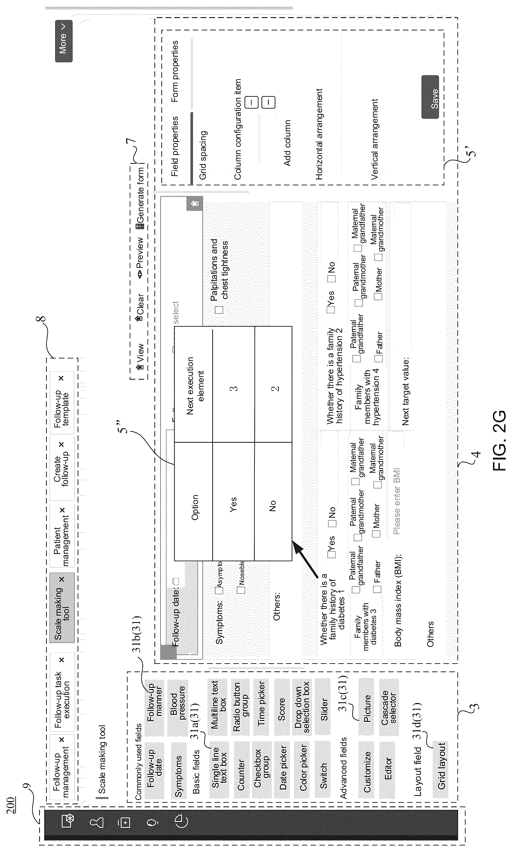 Patent US12100495 Figure 10 – Follow-up form management method applied to health management system