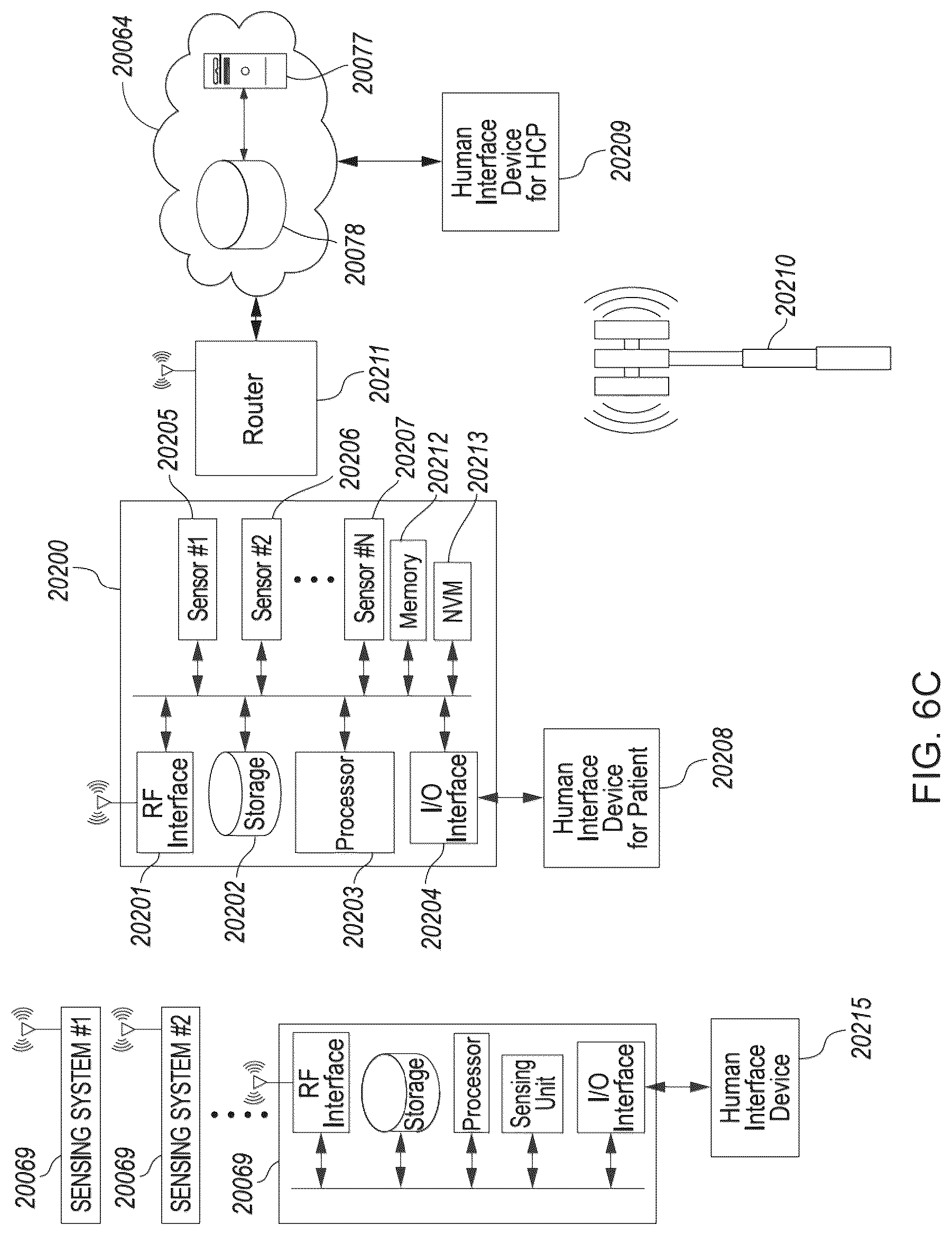 Patent US12100496 Figure 11 – Patient biomarker monitoring with outcomes to monitor overall healthcare delivery