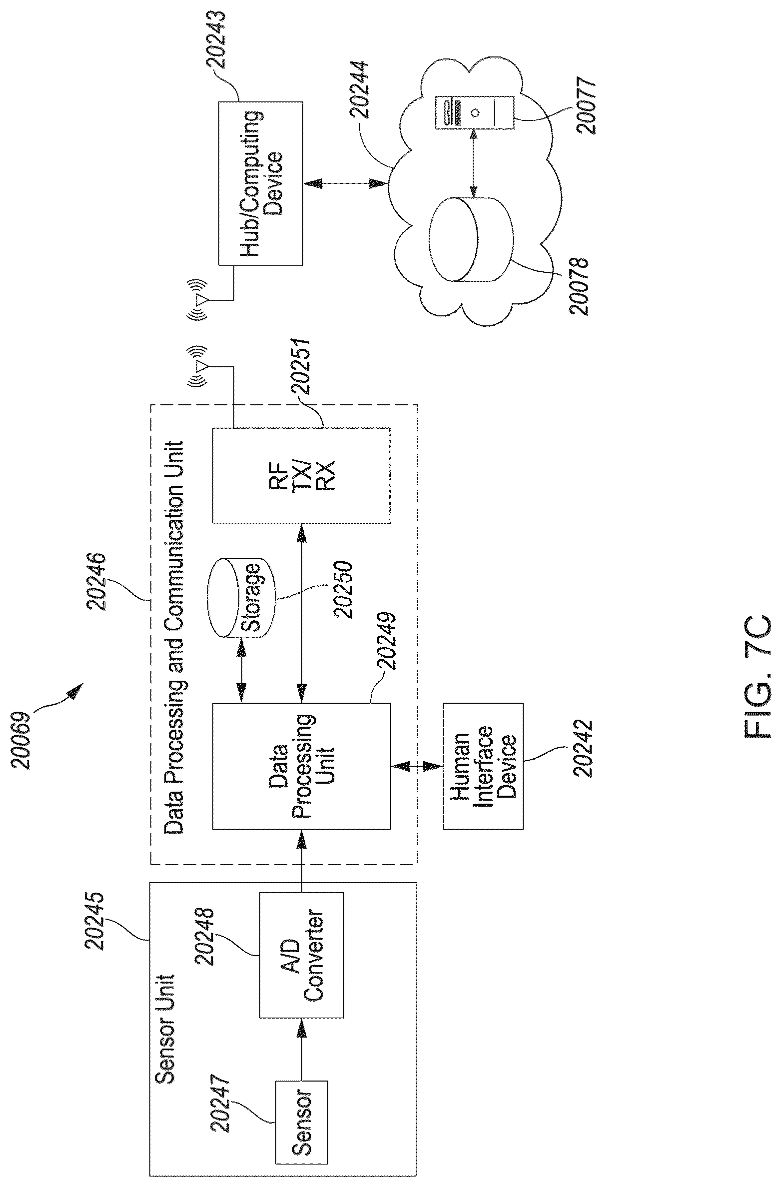 Patent US12100496 Figure 14 – Patient biomarker monitoring with outcomes to monitor overall healthcare delivery