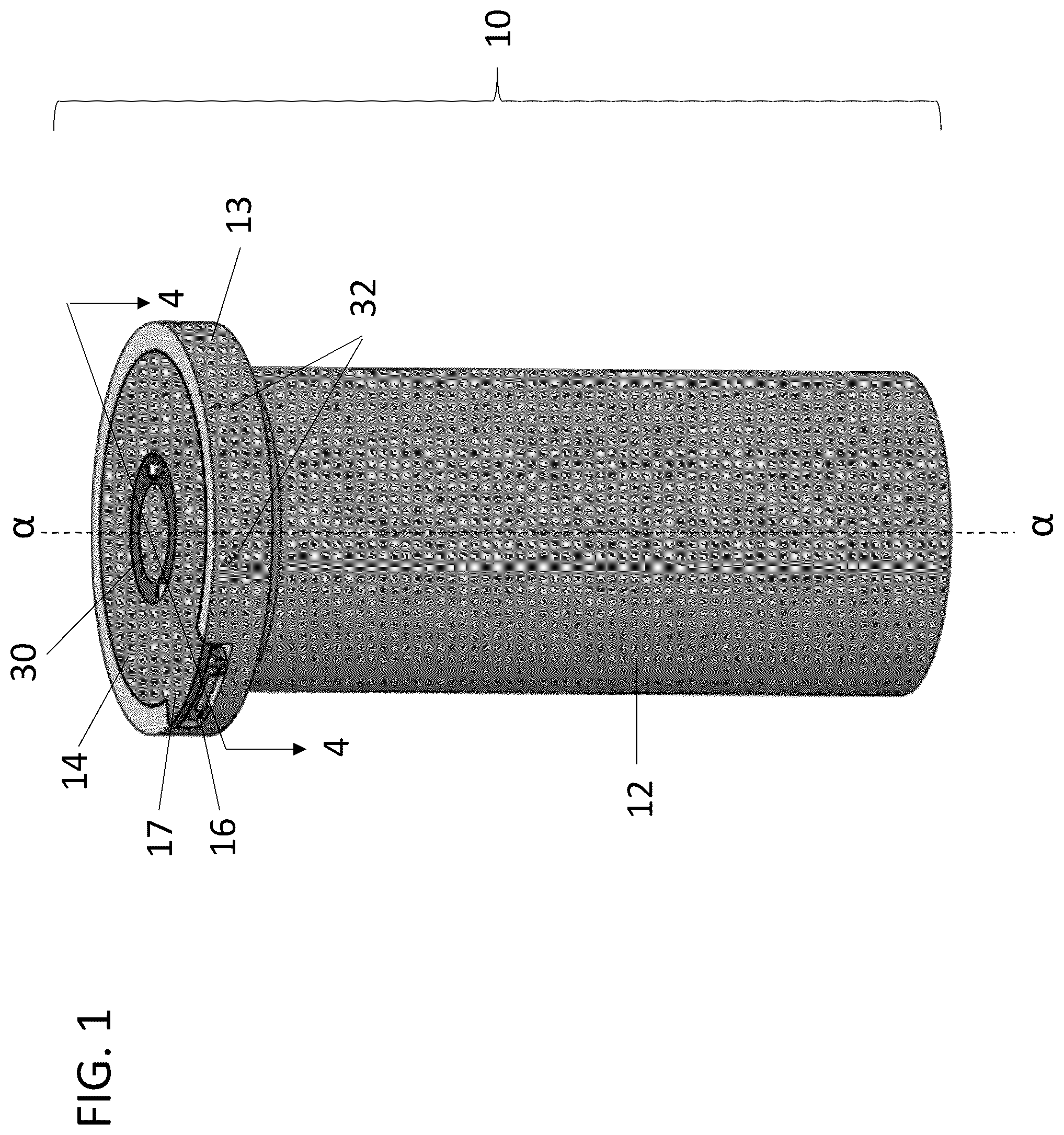 Patent US12100527 Figure 1 – Closure lid design for containment vessel