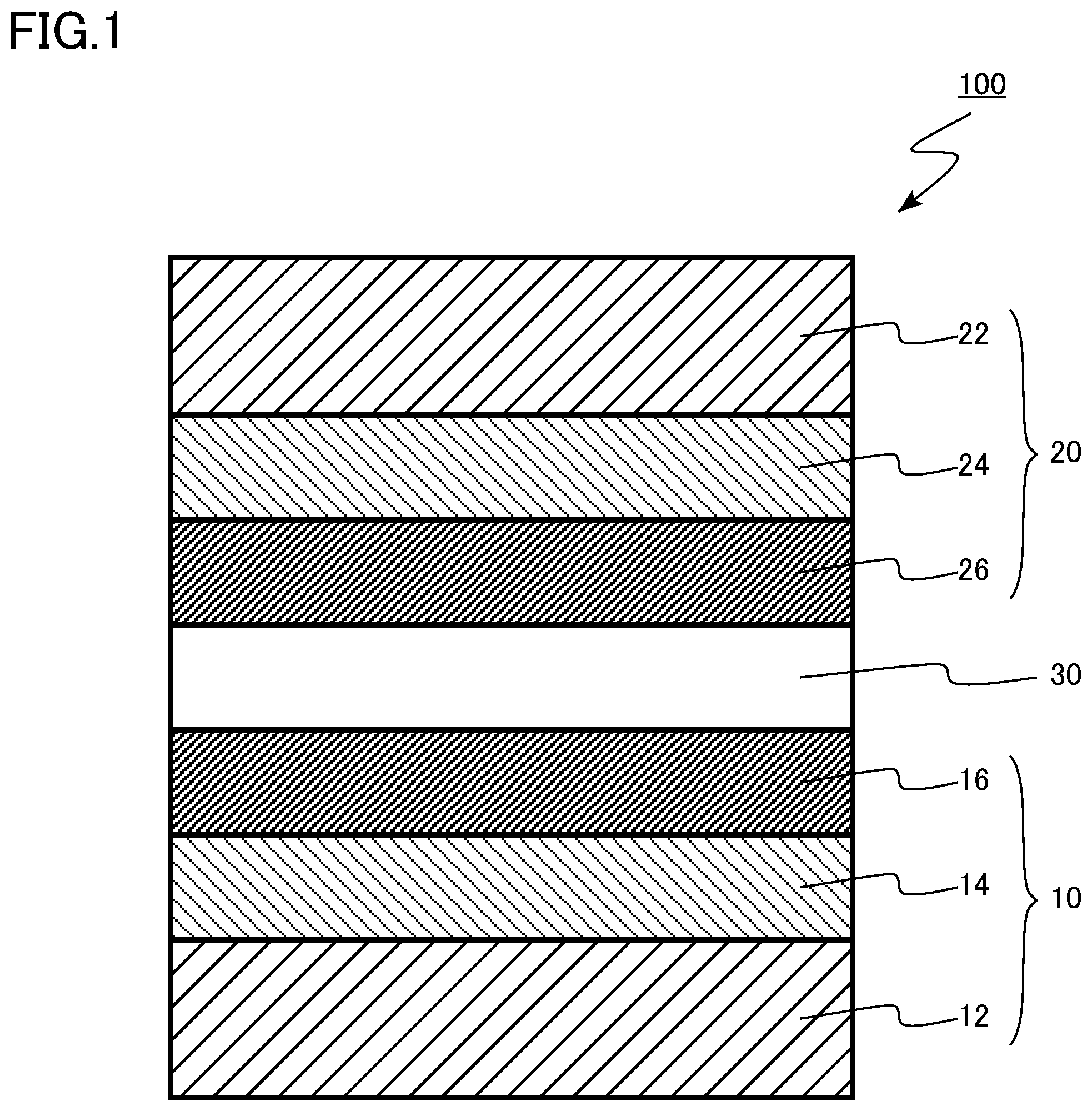Patent US12100531 — Connection structure for superconducting layer, superconducting wire, superconducting coil, and superconducting device — Figure 1