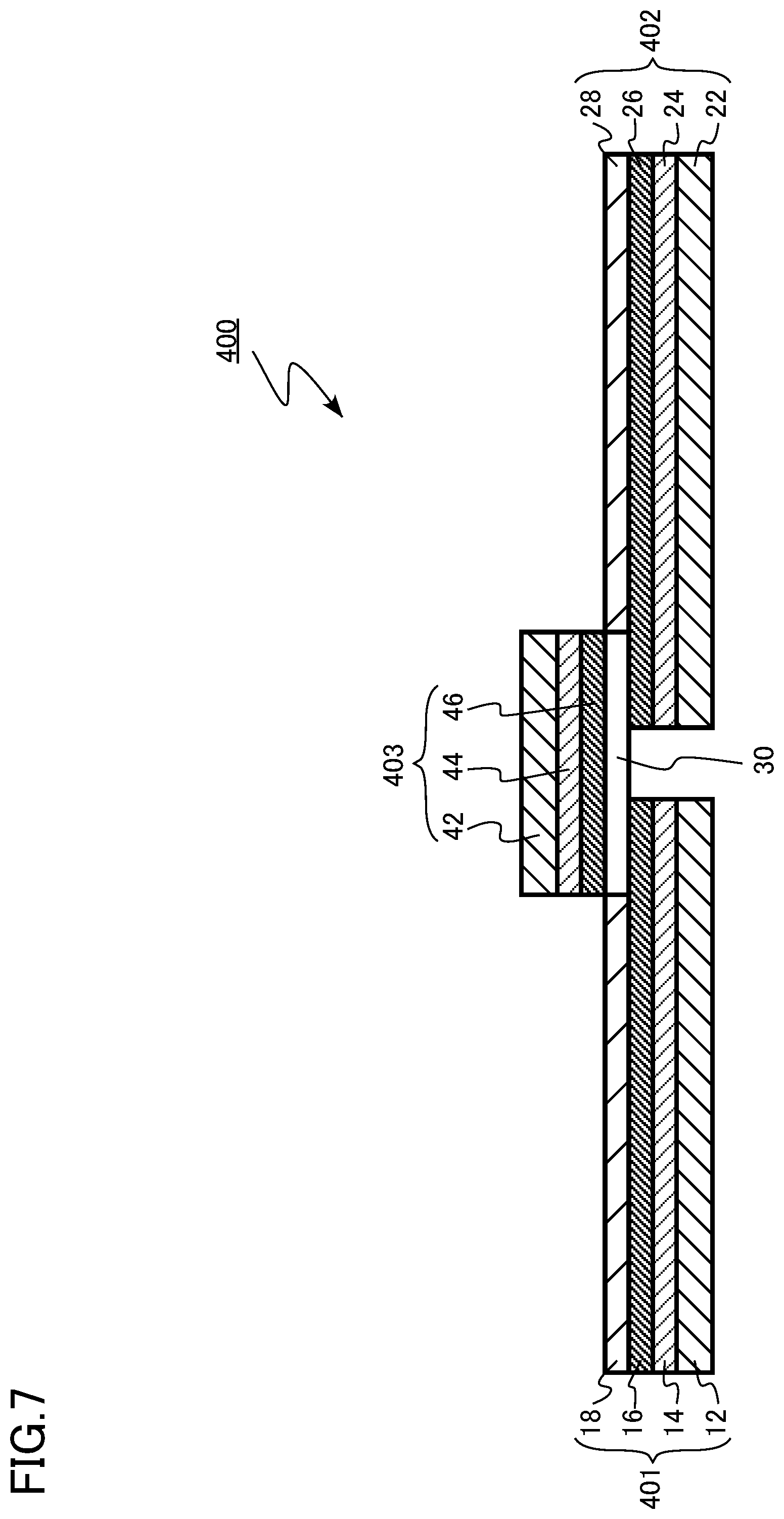 Patent US12100531 Figure 7 – Connection structure for superconducting layer, superconducting wire, superconducting coil, and superconducting device