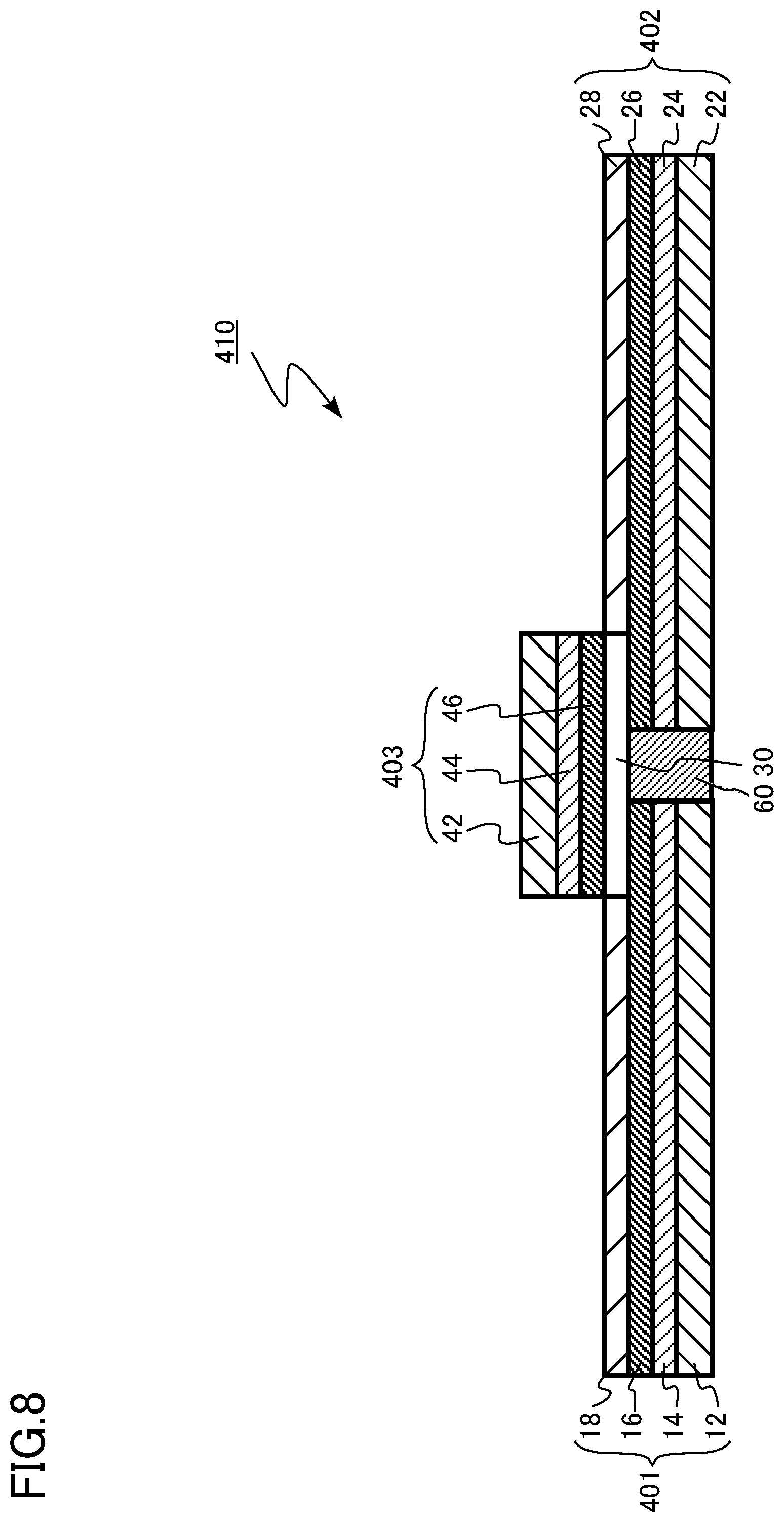 Patent US12100531 Figure 8 – Connection structure for superconducting layer, superconducting wire, superconducting coil, and superconducting device