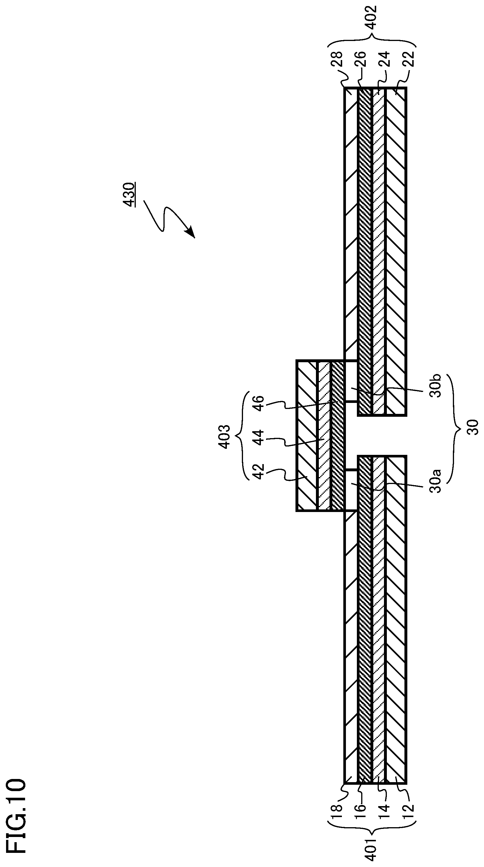 Patent US12100531 Figure 10 – Connection structure for superconducting layer, superconducting wire, superconducting coil, and superconducting device