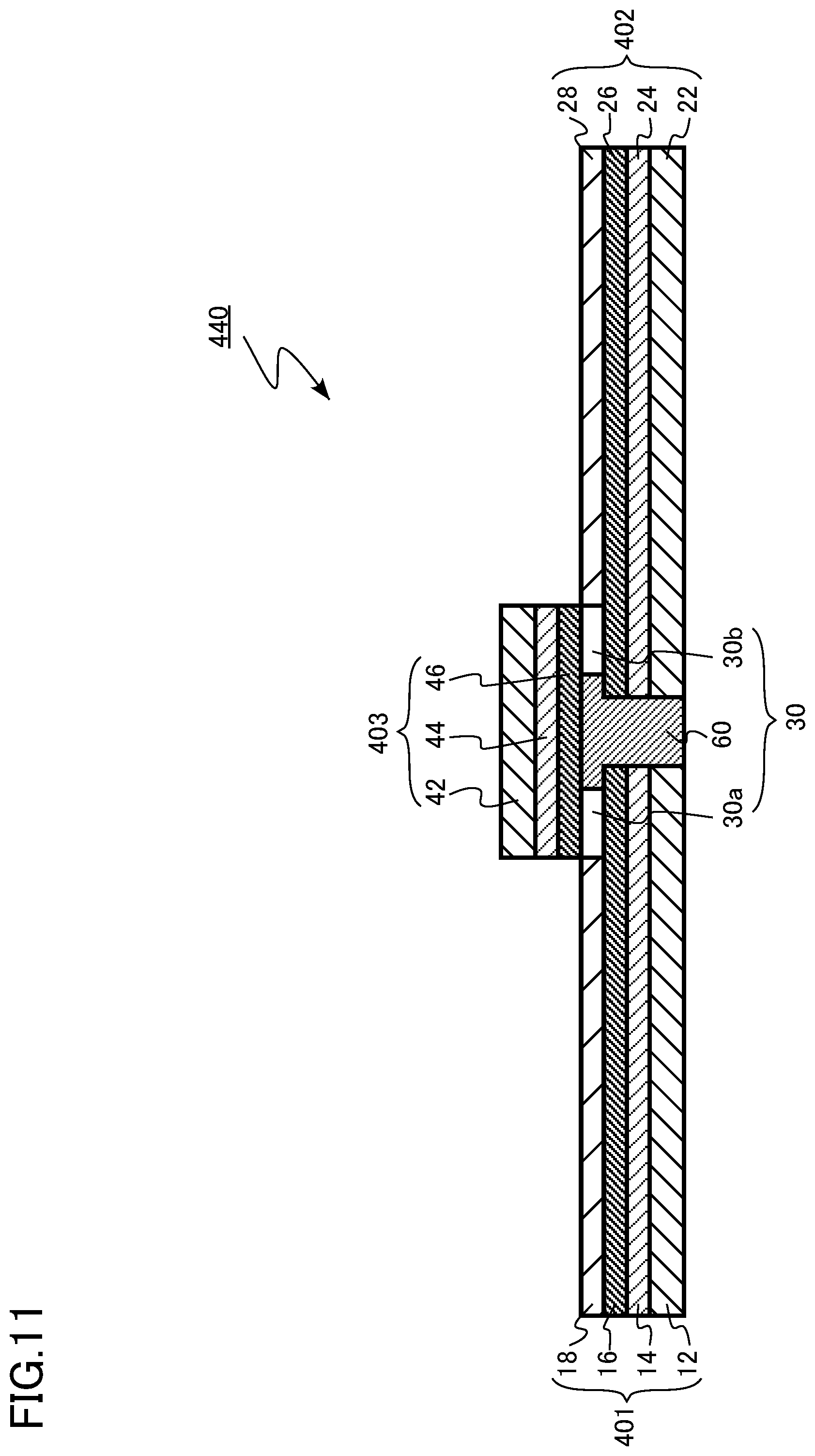 Patent US12100531 Figure 11 – Connection structure for superconducting layer, superconducting wire, superconducting coil, and superconducting device