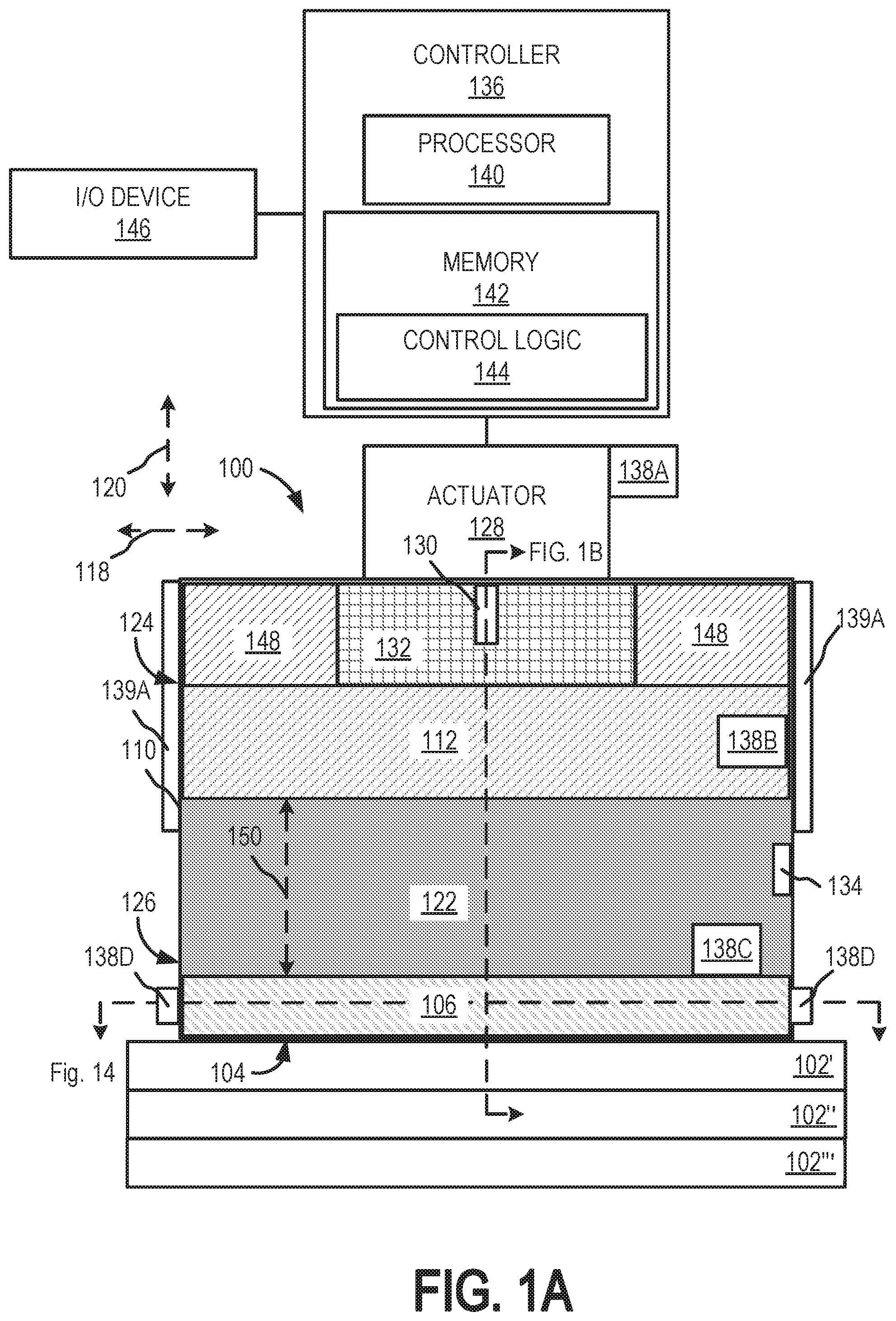 Patent US12100545 Figure 1 – Linearly actuated magnetic coupling device
