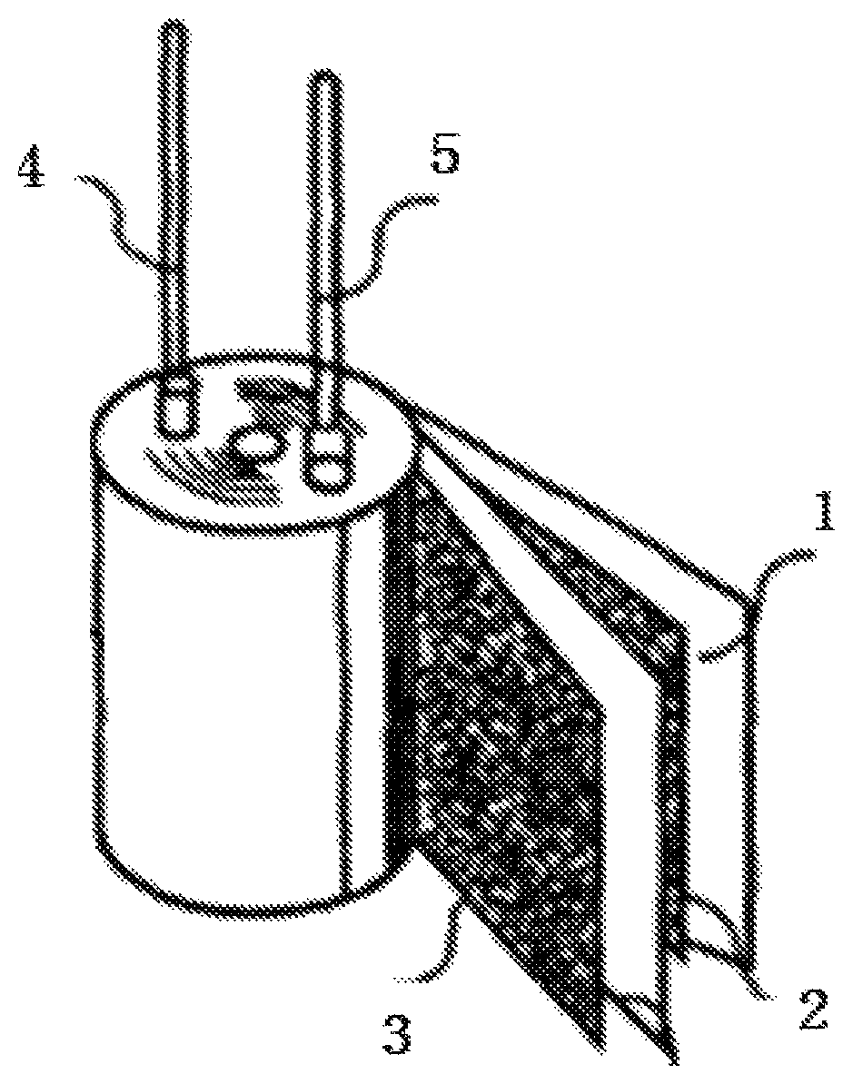 Patent US12100549 — Hybrid aluminum electrolytic capacitor and method for making same — Figure 1