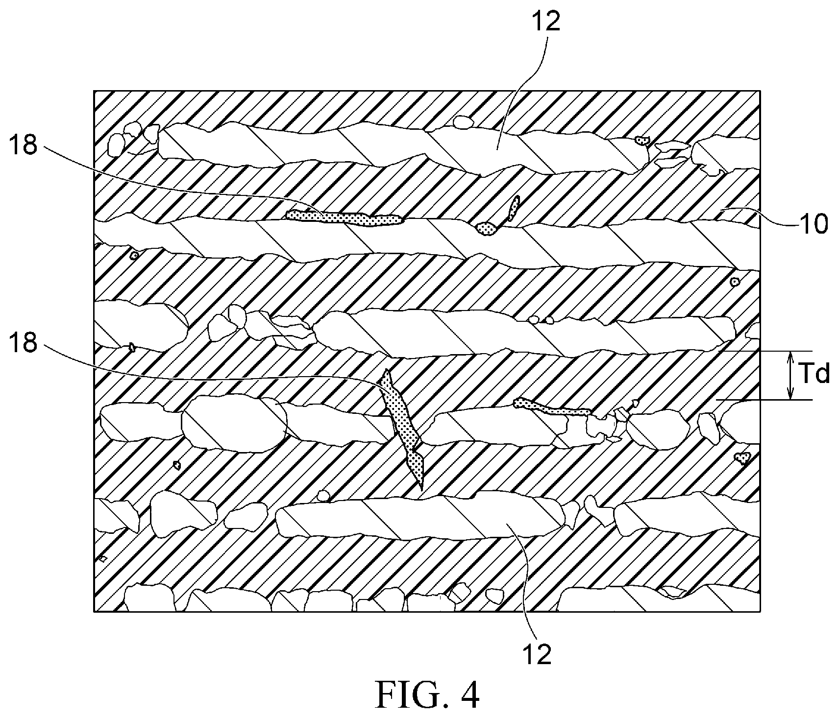 Patent US12100553 Figure 4 – Multilayer electronic device