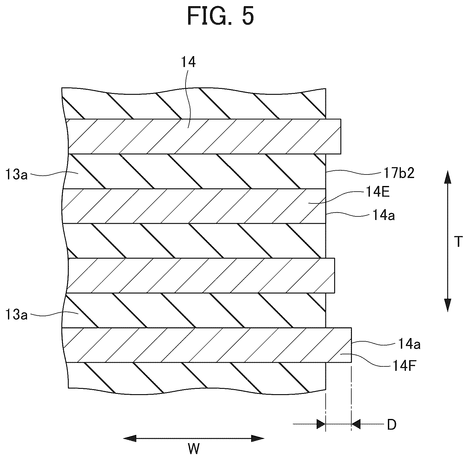 Patent US12100555 Figure 5 – Multilayer ceramic capacitor