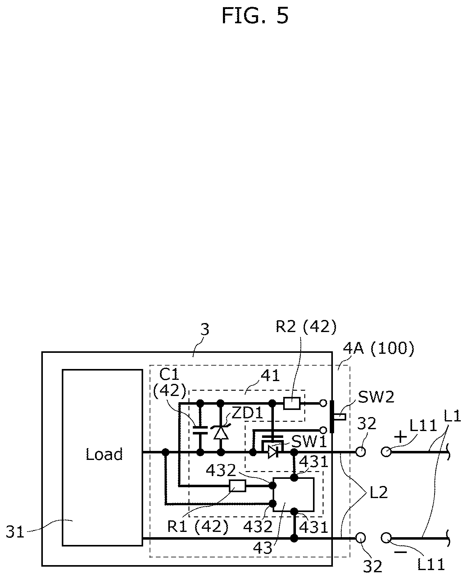 Patent US12100563 Figure 5 – Arc detection system, arc detection method, and recording medium