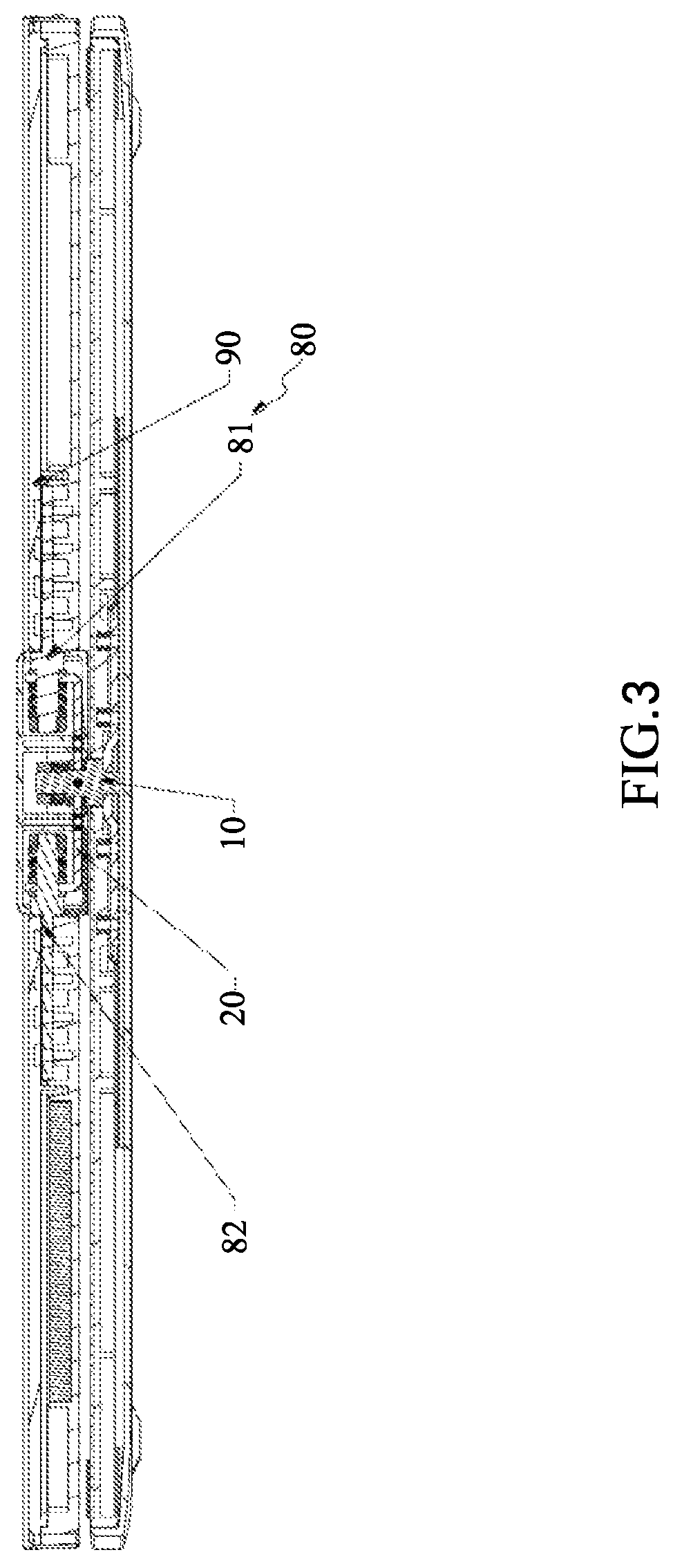 Patent US12100564 Figure 2 – Keyboard with a two-way rotating support frame