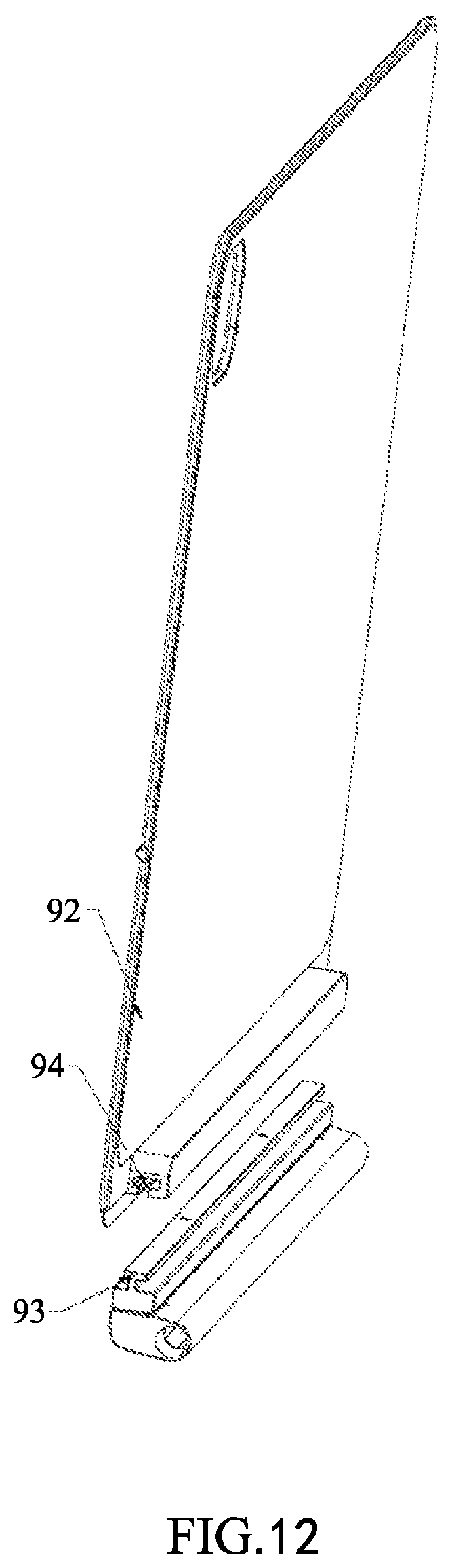 Patent US12100564 Figure 7 – Keyboard with a two-way rotating support frame