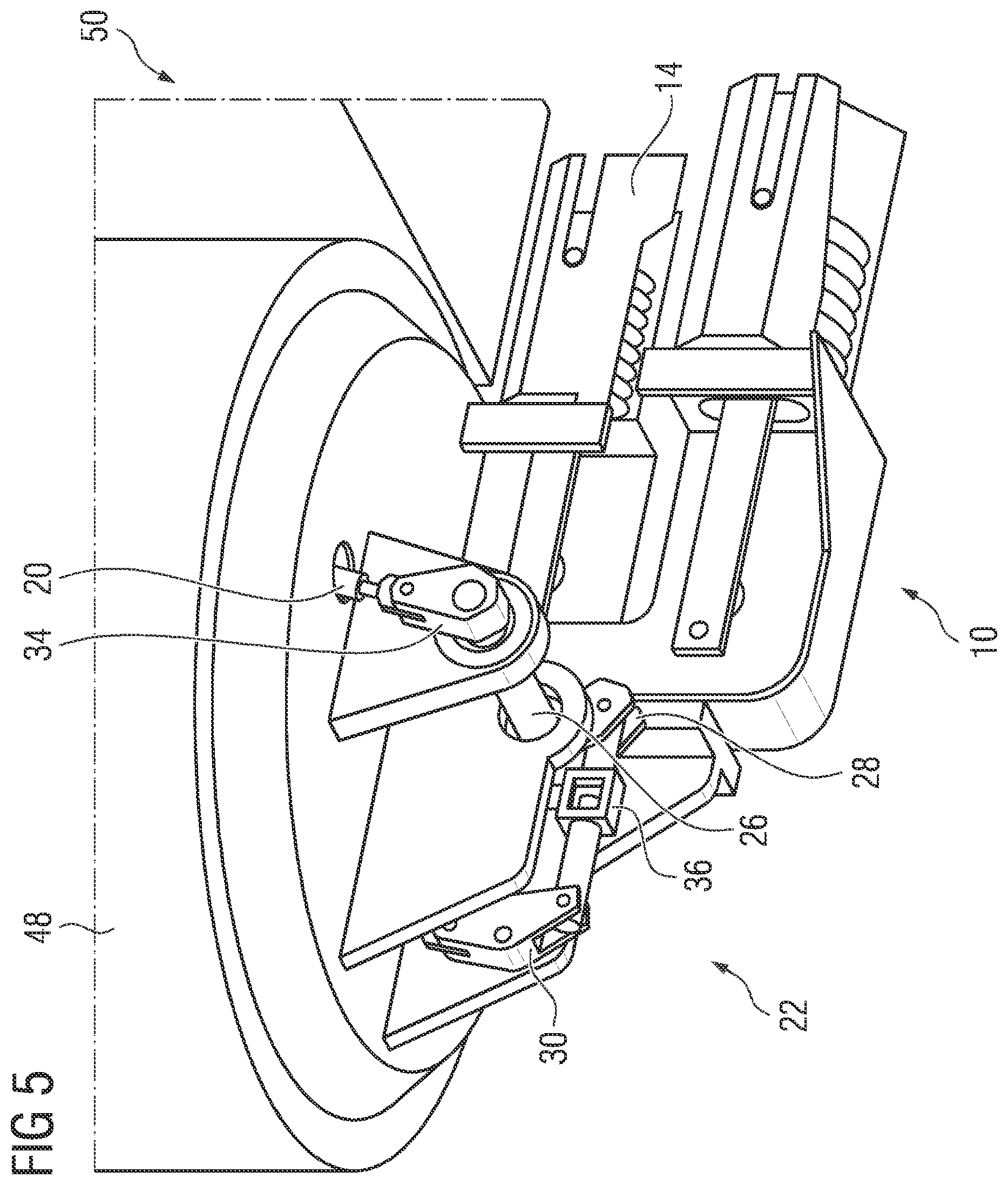 Patent US12100567 Figure 3 – Drive unit for driving switching contacts of a high-voltage circuit breaker