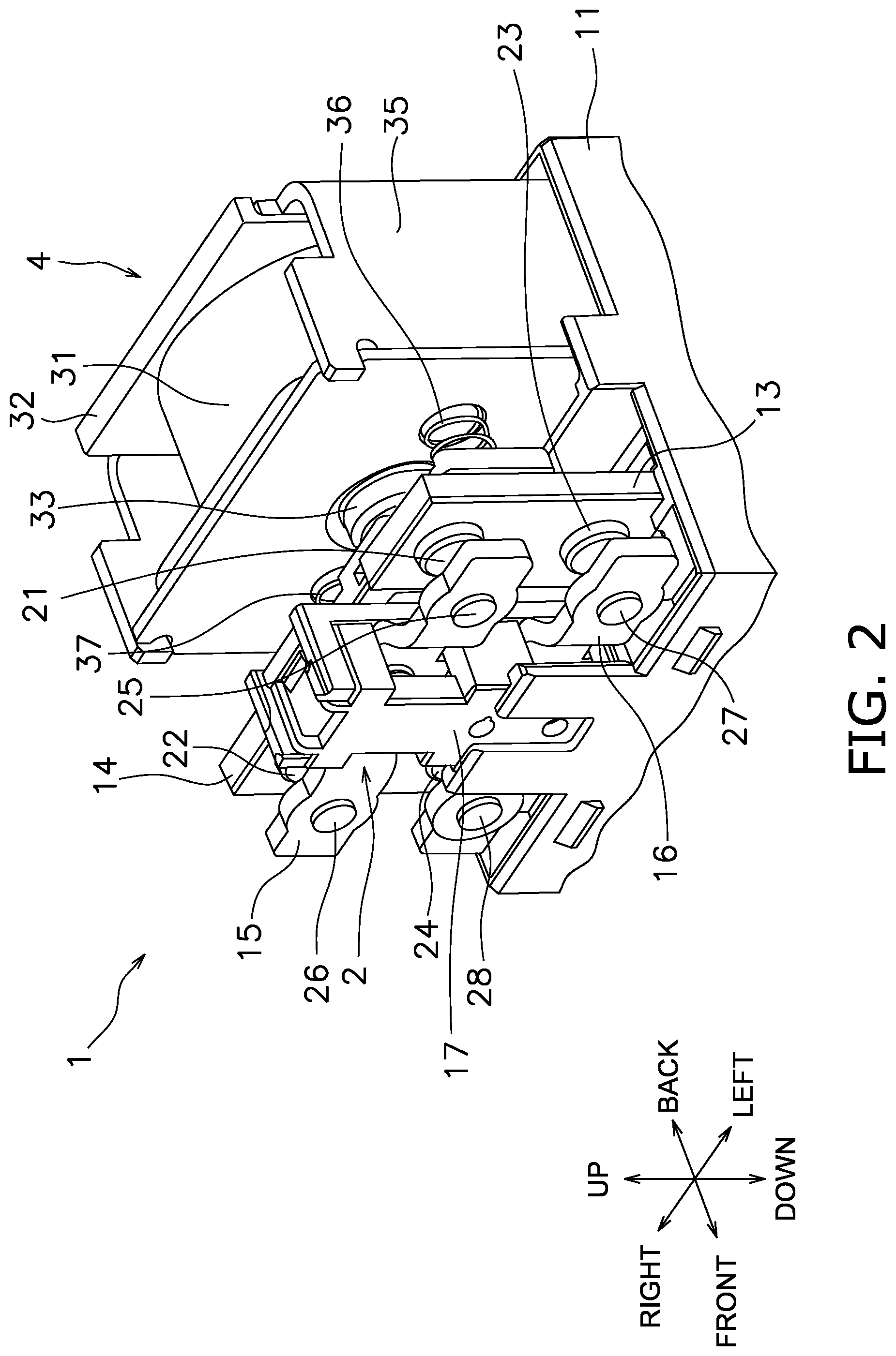Patent US12100568 Figure 2 – Electromagnetic relay