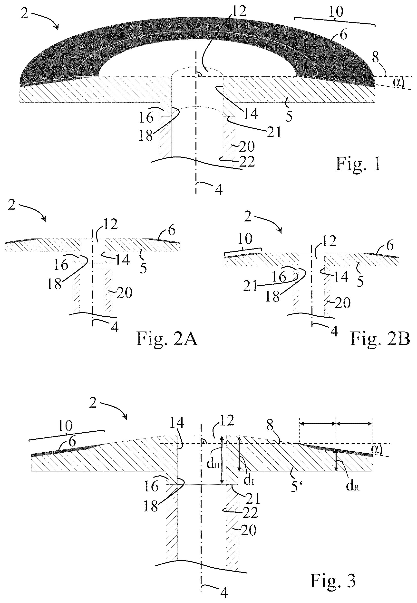Patent US12100572 Figure 1 – Rotary x-ray anode having an integrated liquid metal bearing outer shell