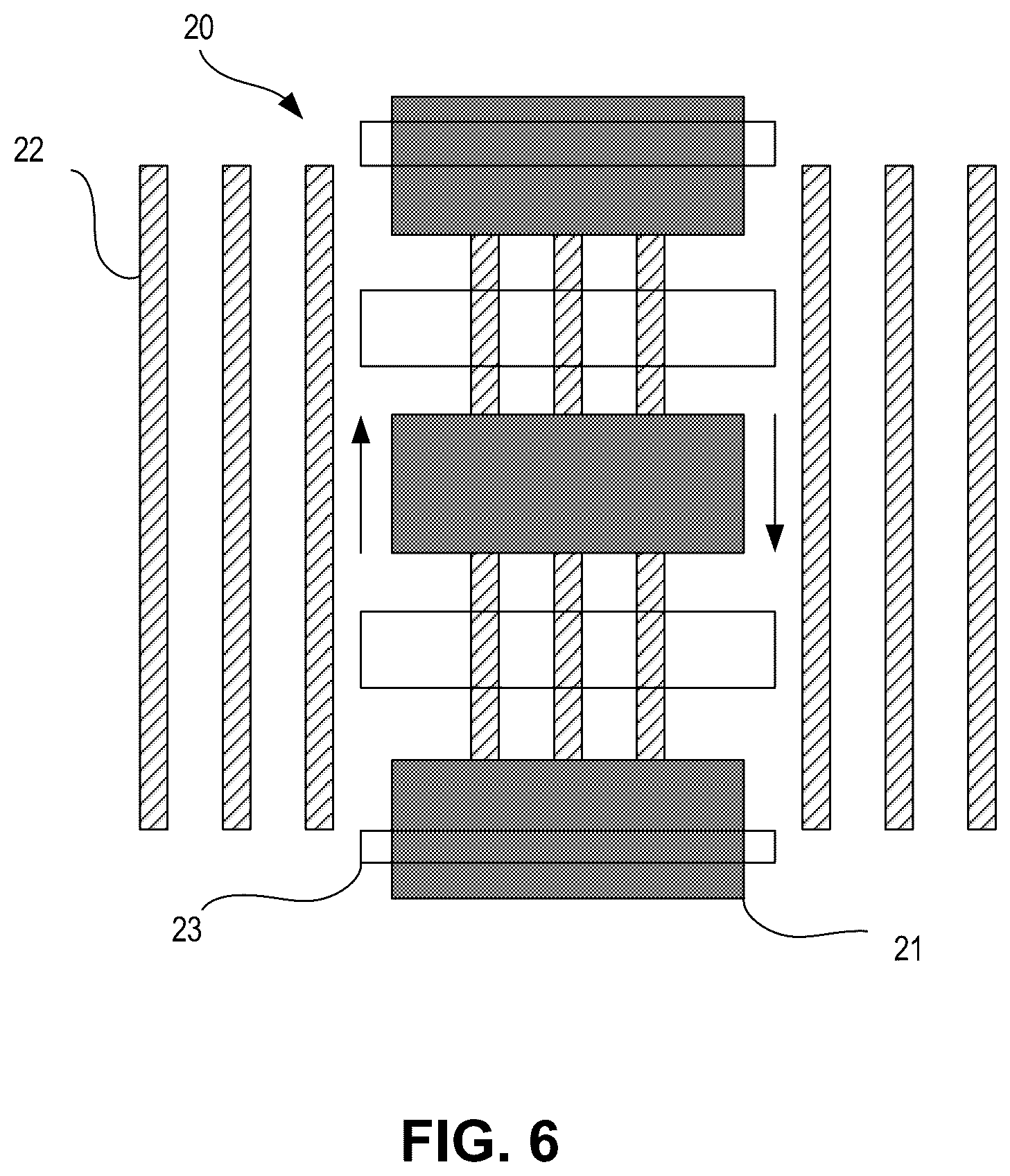 Patent US12100574 Figure 4 – Target and algorithm to measure overlay by modeling back scattering electrons on overlapping structures